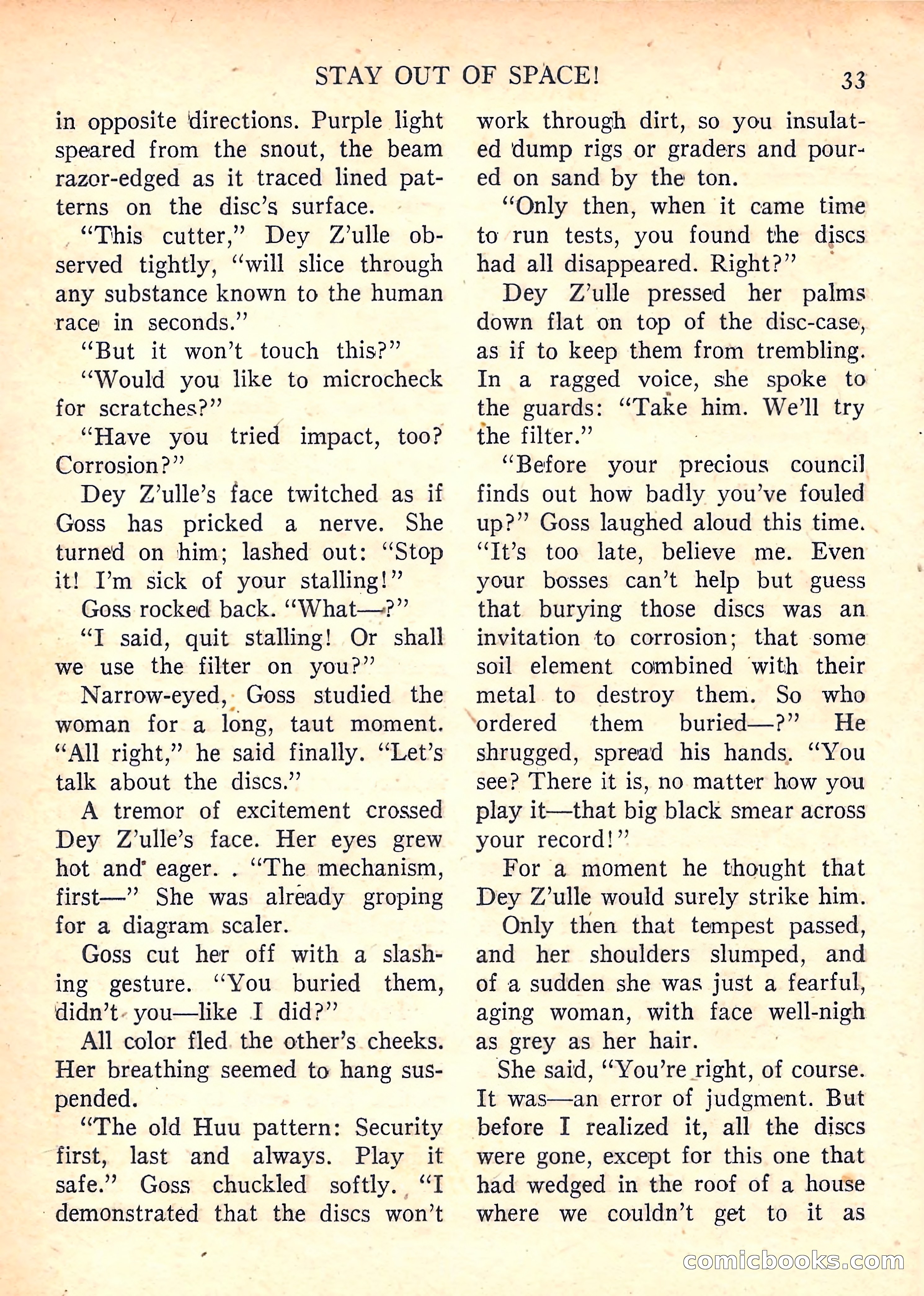 Imaginative Tales, January 1958 — page 33 of 134