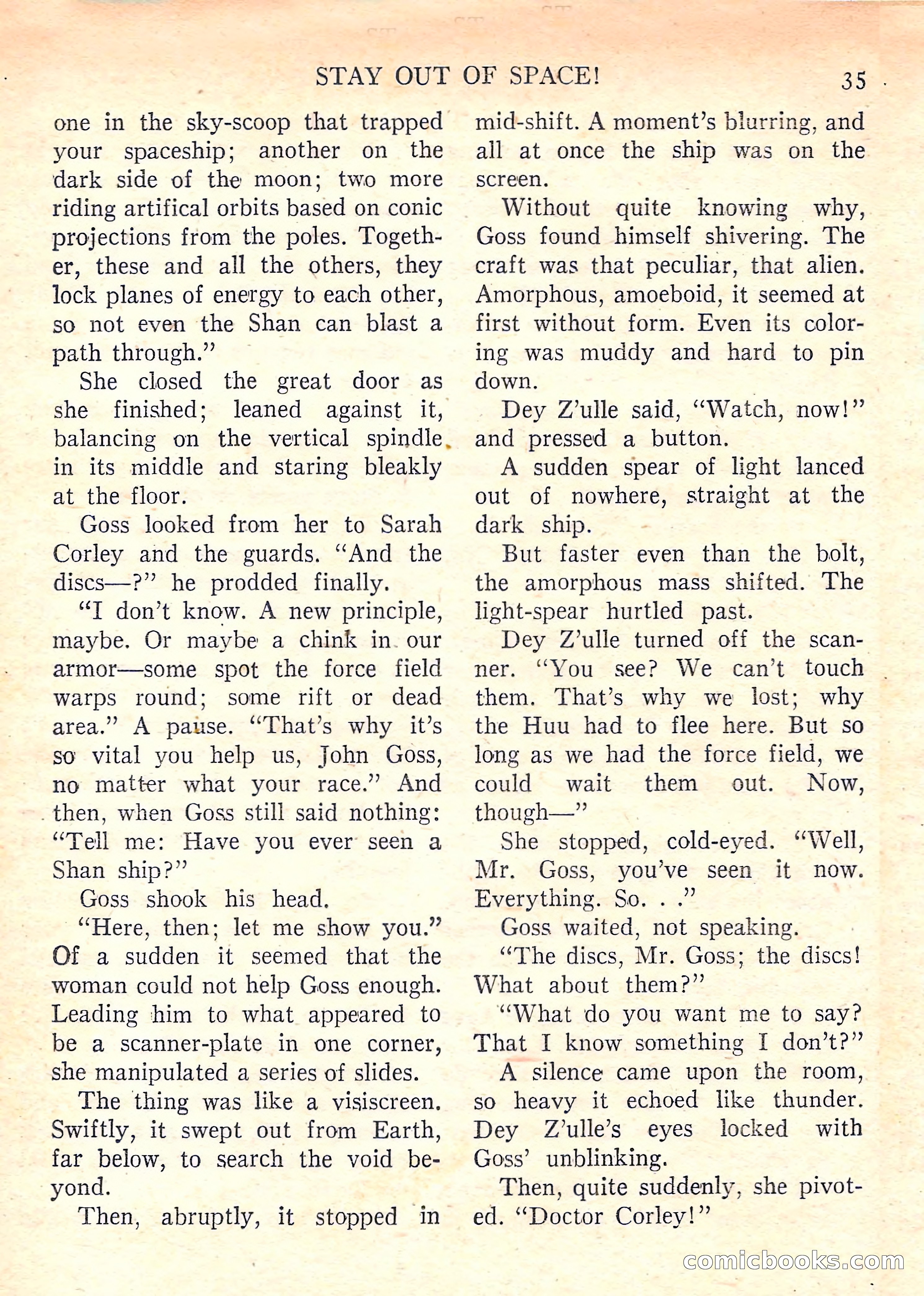 Imaginative Tales, January 1958 — page 35 of 134