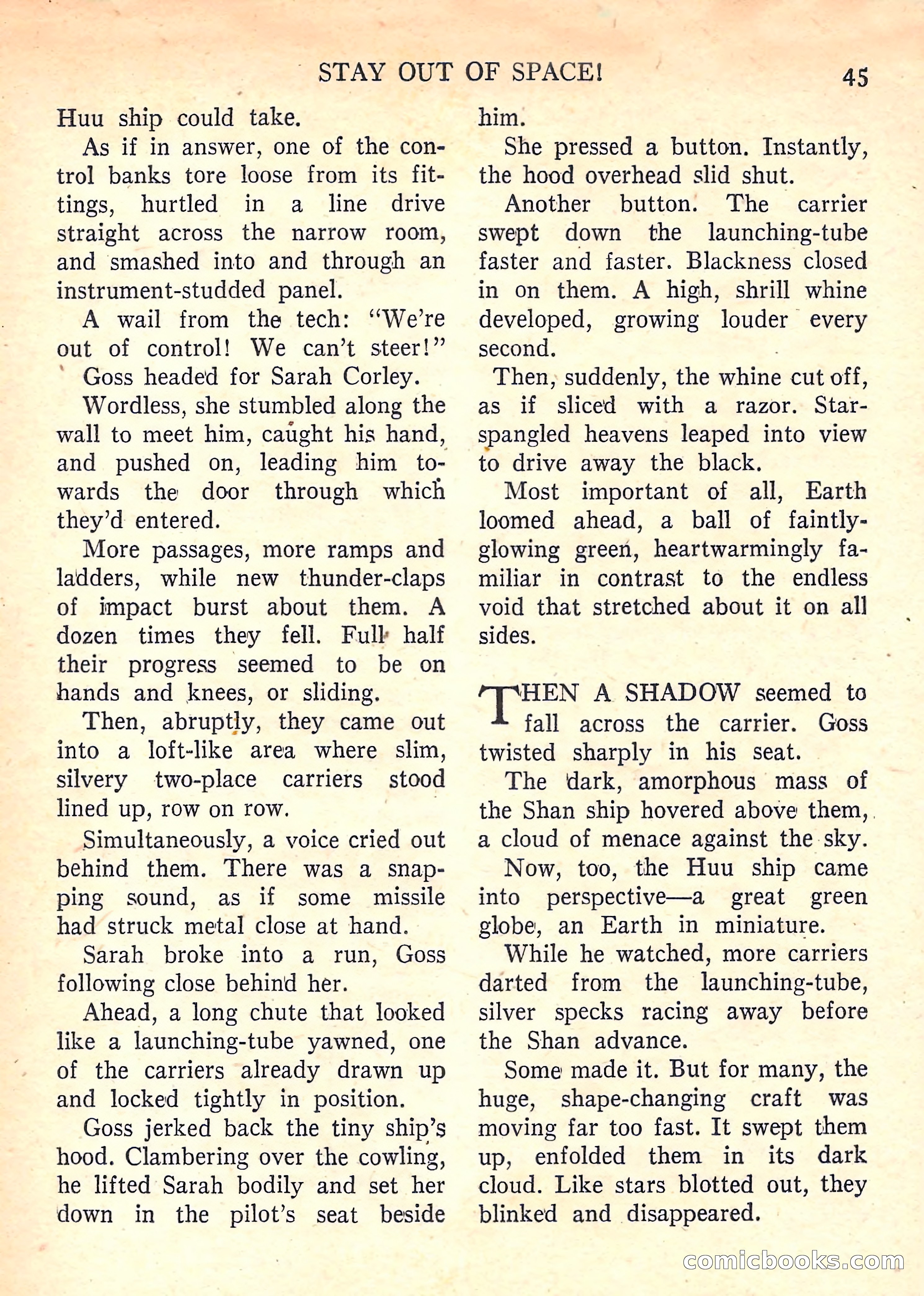 Imaginative Tales, January 1958 — page 45 of 134