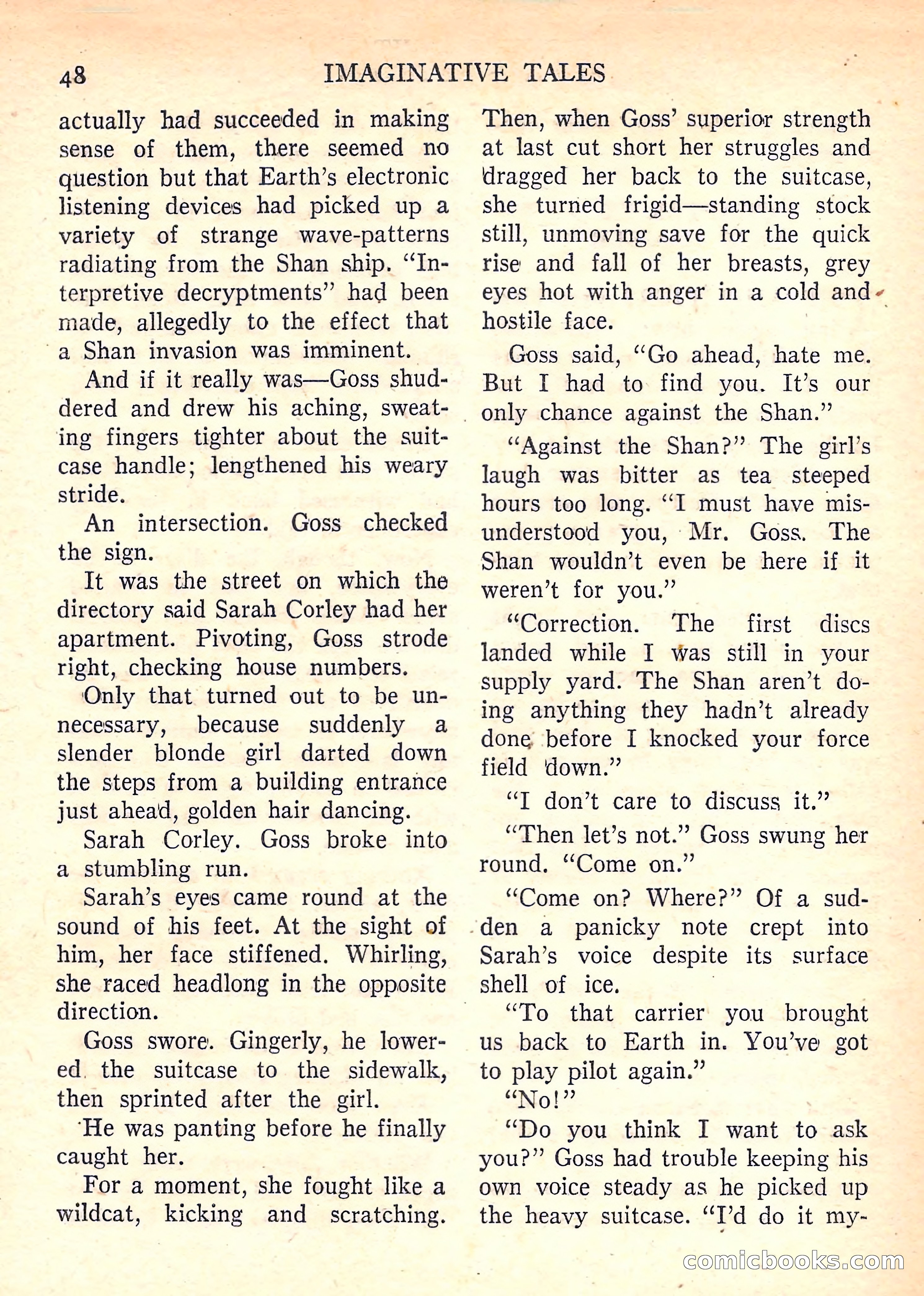 Imaginative Tales, January 1958 — page 48 of 134