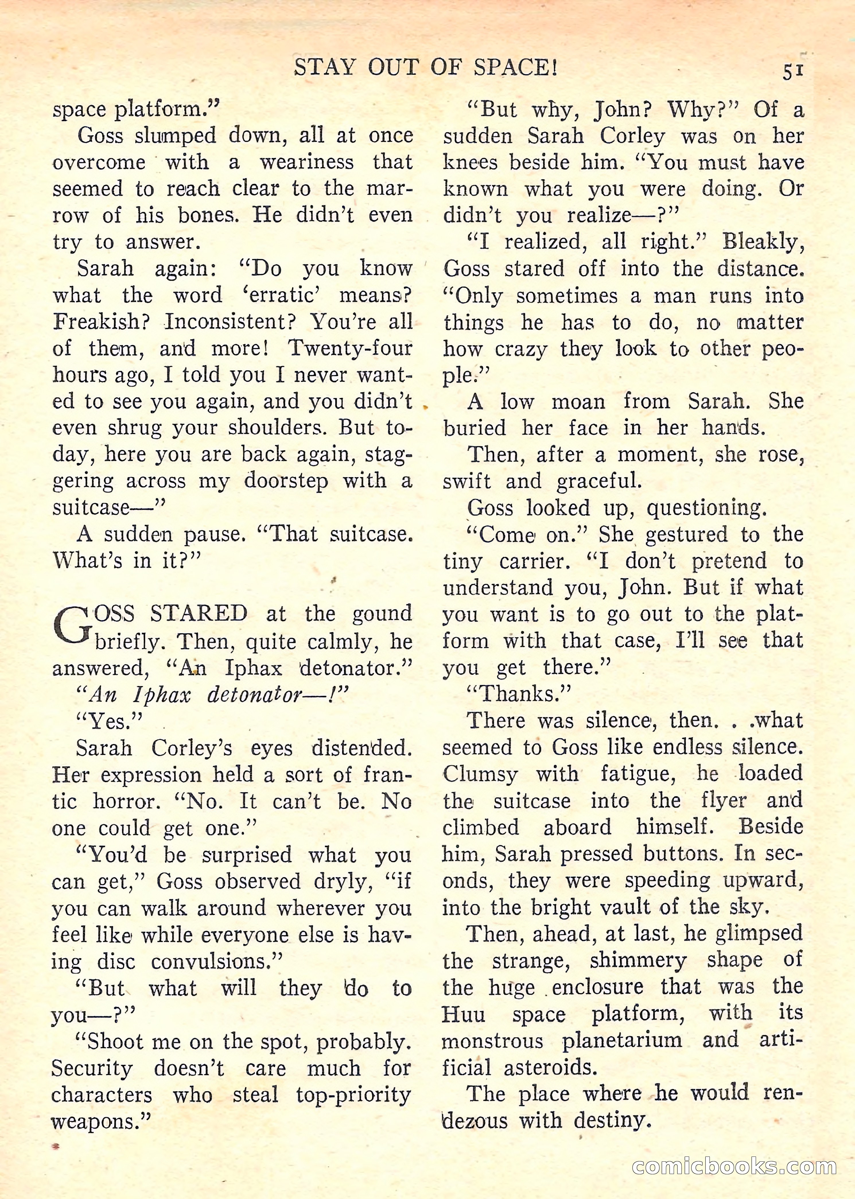 Imaginative Tales, January 1958 — page 51 of 134