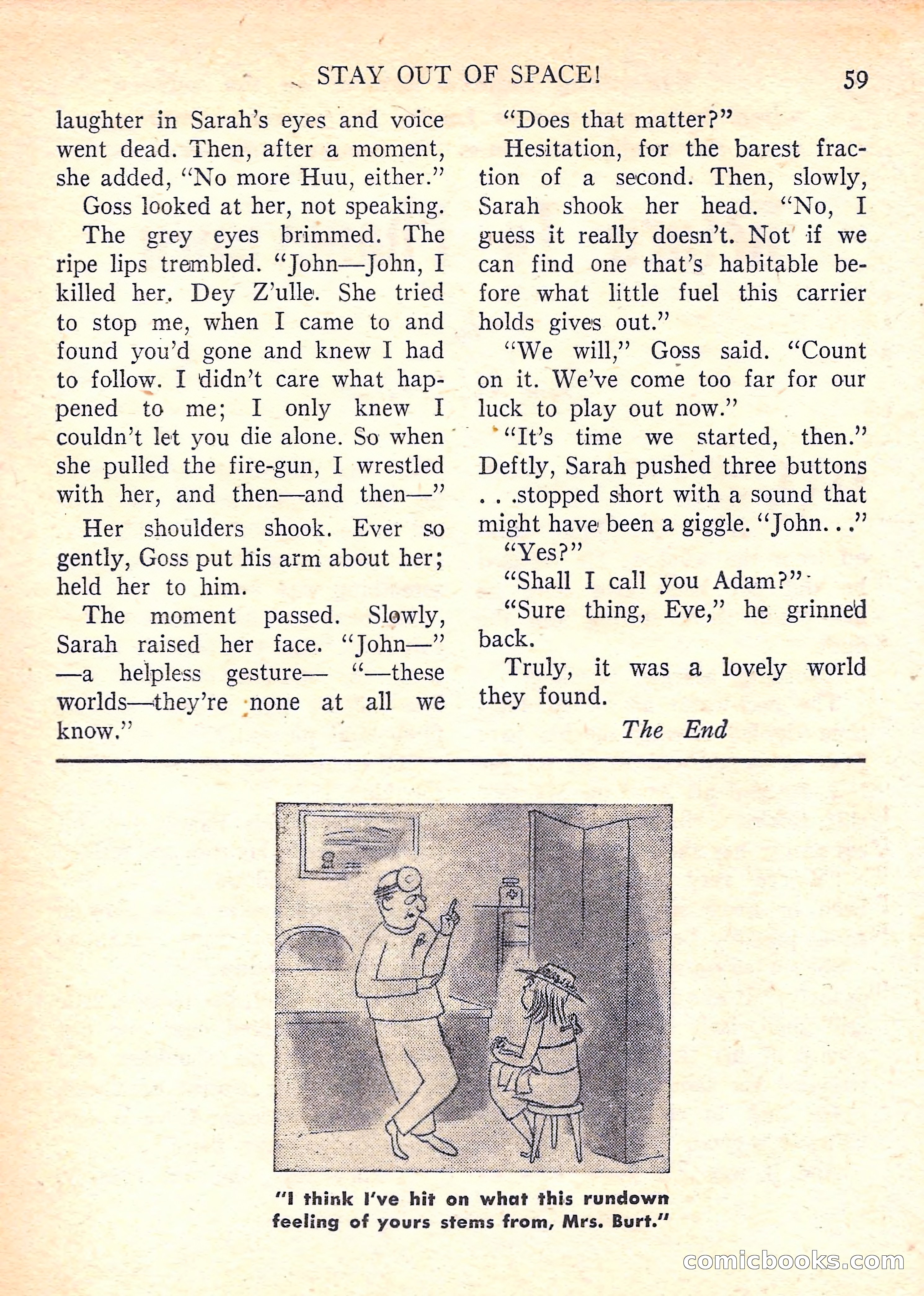 Imaginative Tales, January 1958 — page 59 of 134