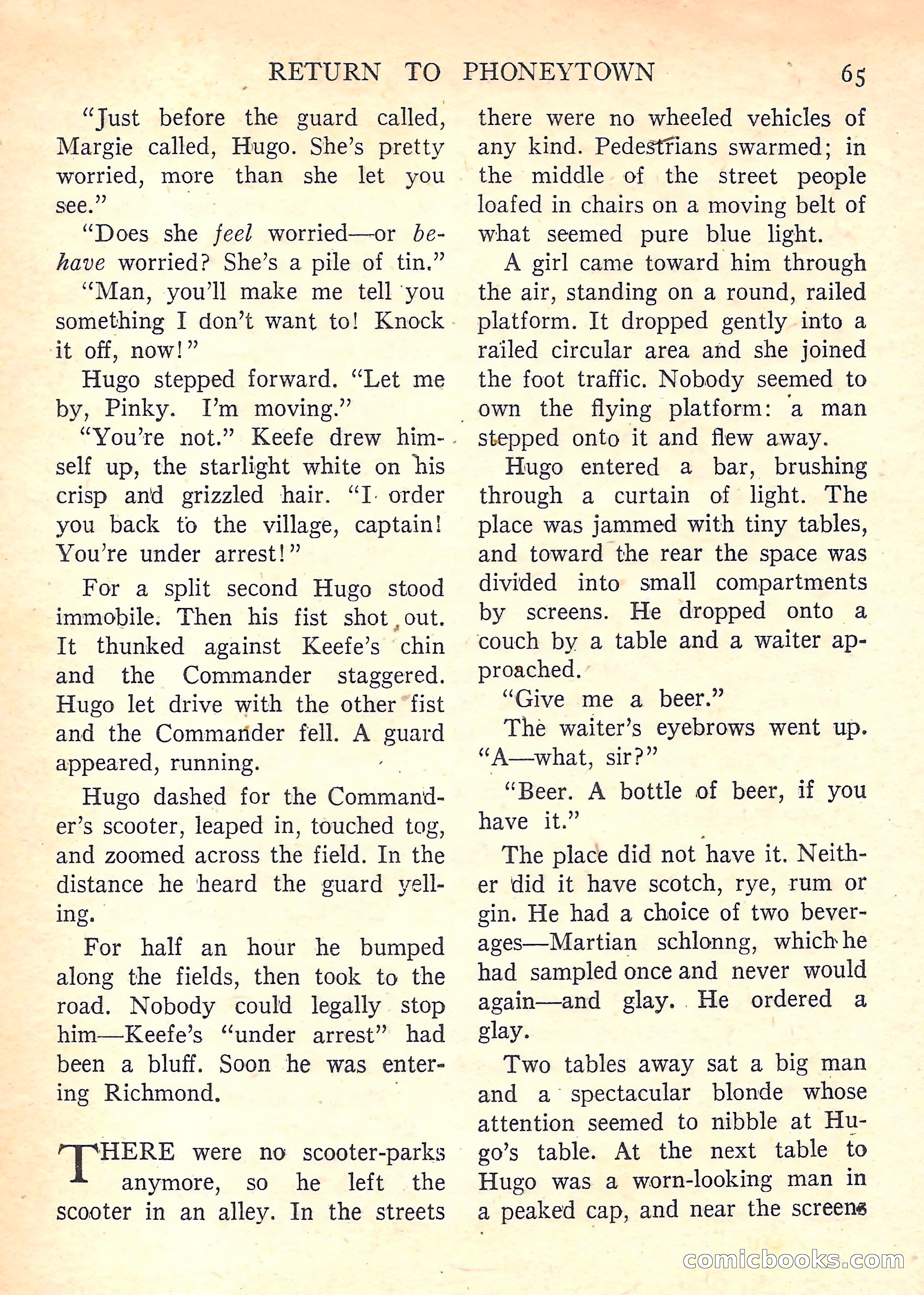 Imaginative Tales, January 1958 — page 65 of 134