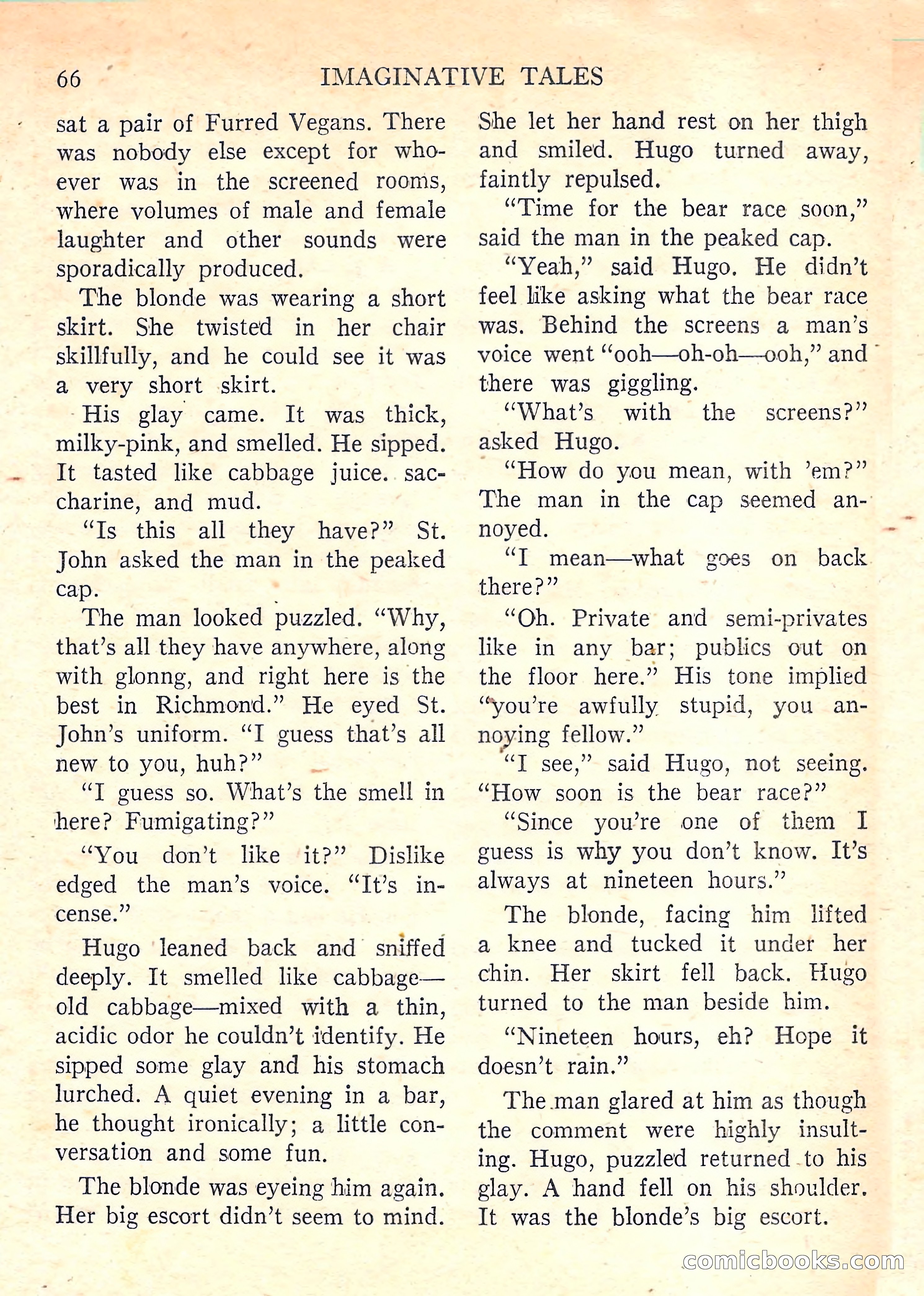 Imaginative Tales, January 1958 — page 68 of 134
