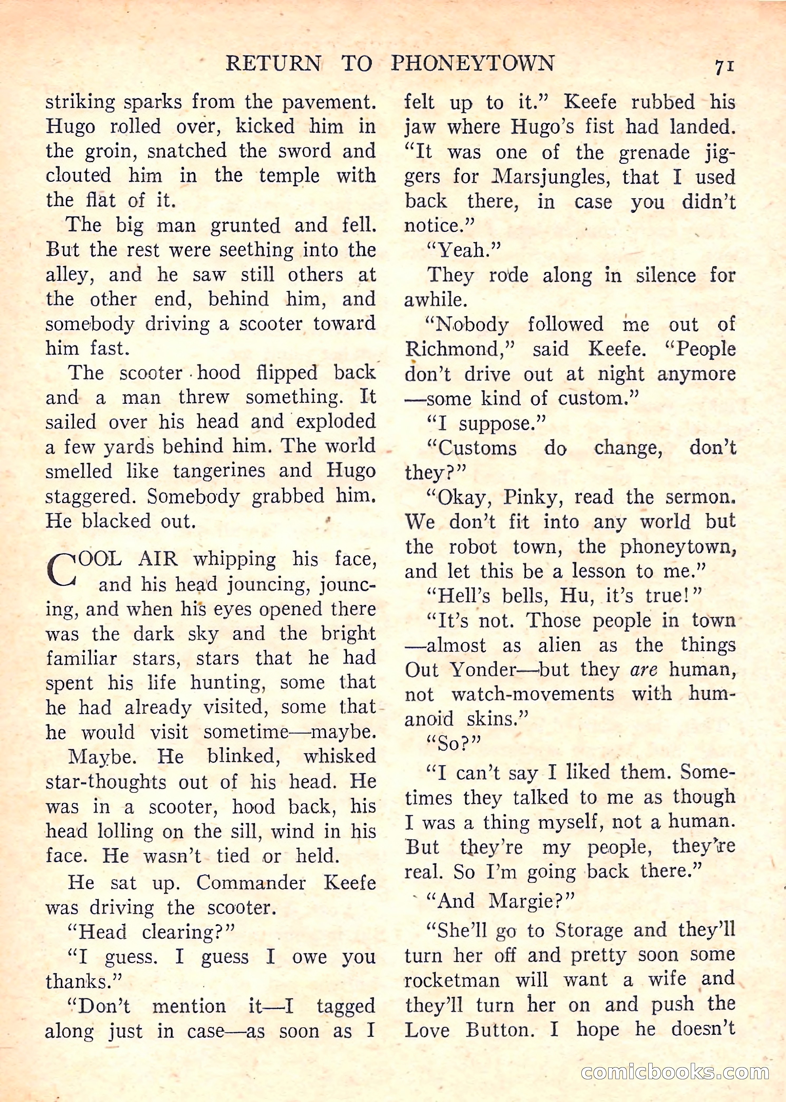 Imaginative Tales, January 1958 — page 73 of 134