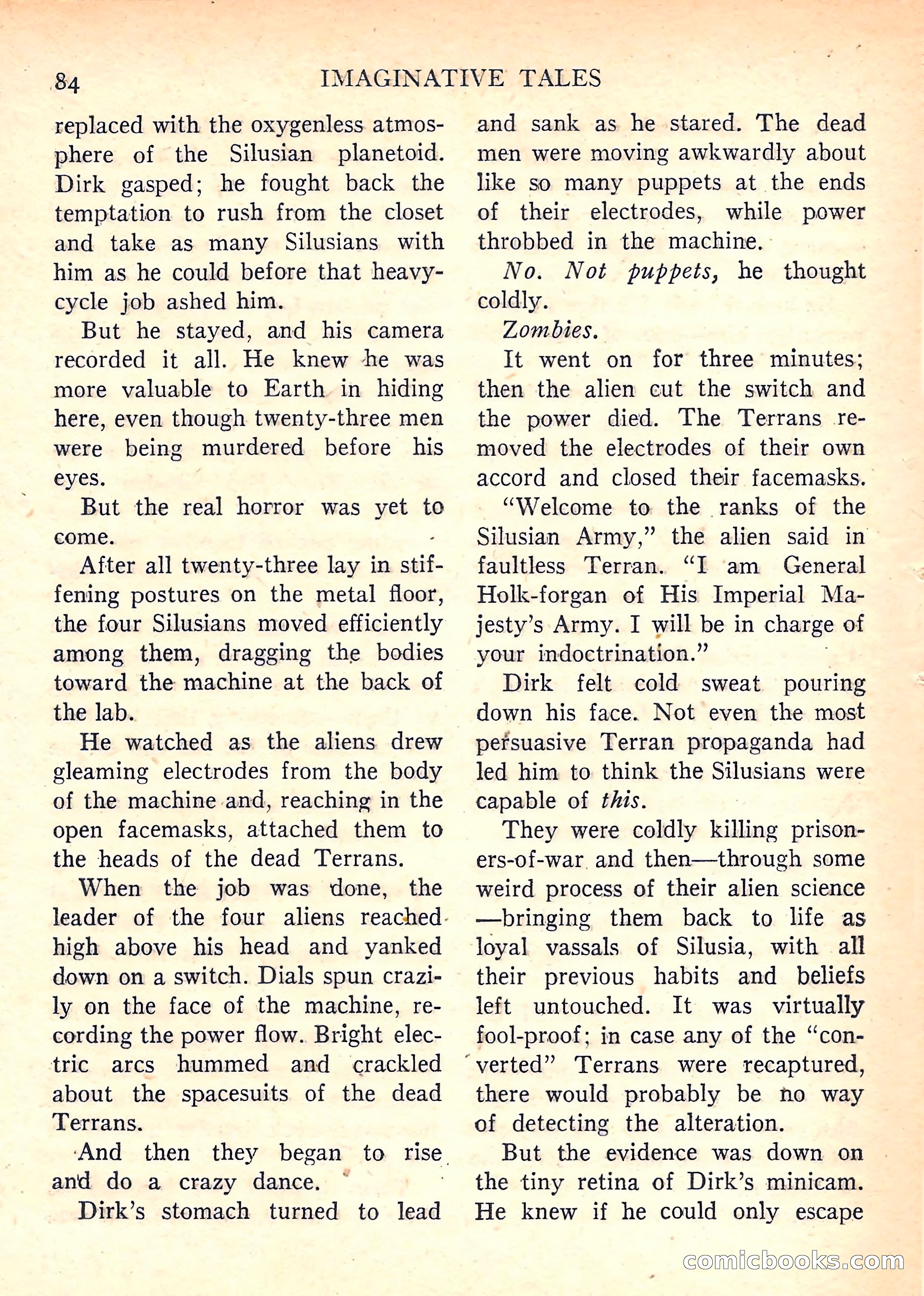 Imaginative Tales, January 1958 — page 86 of 134
