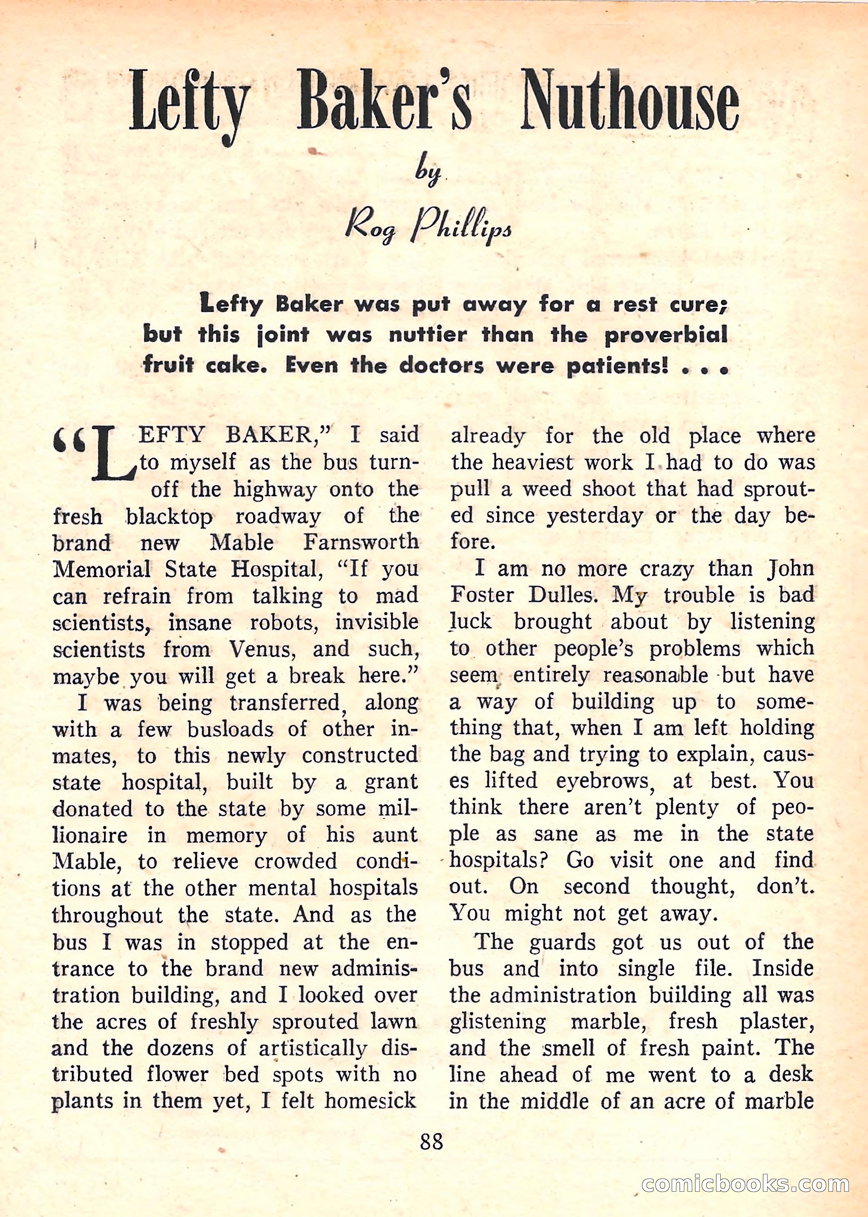 Imaginative Tales, January 1958 — page 90 of 134