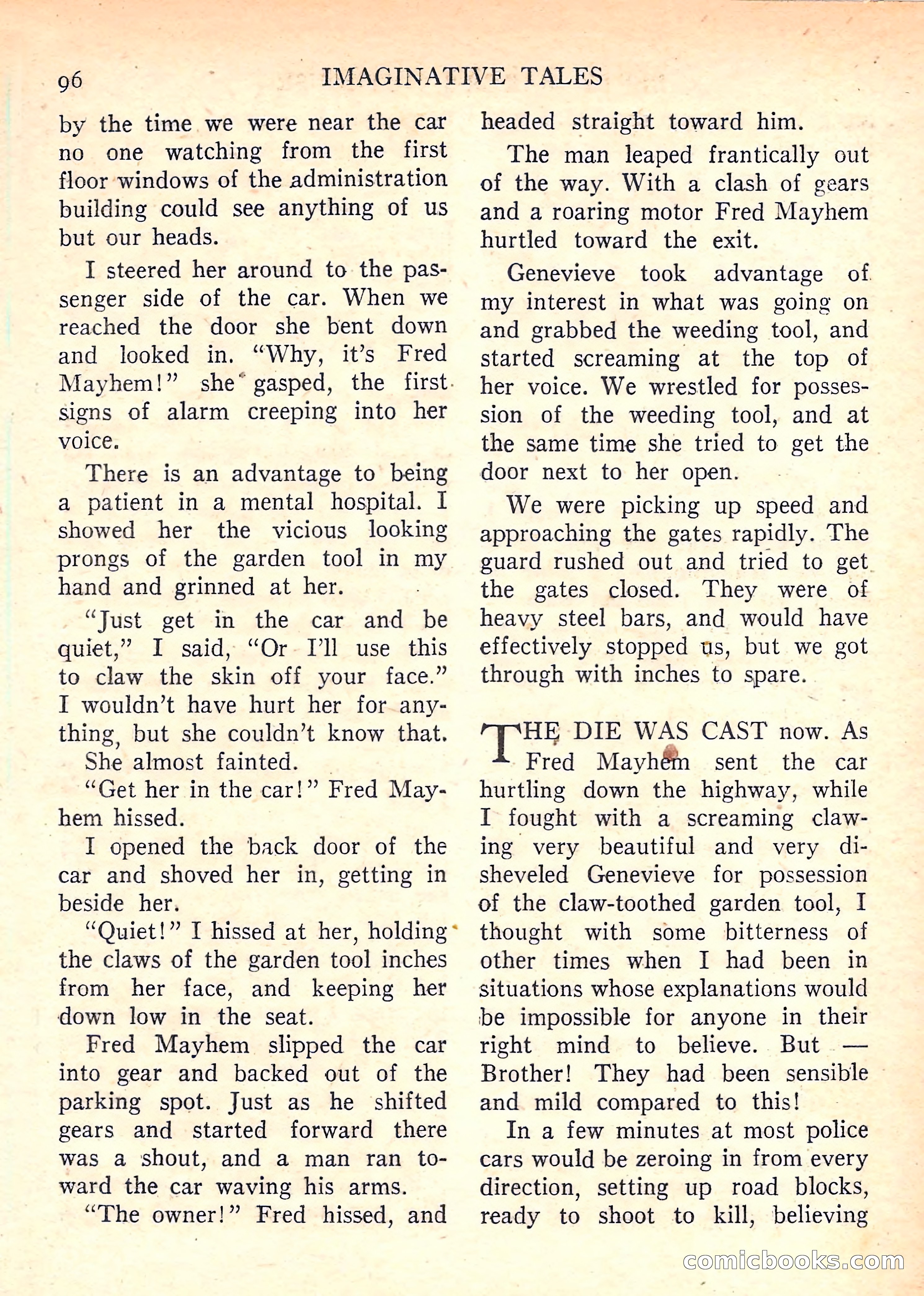 Imaginative Tales, January 1958 — page 98 of 134