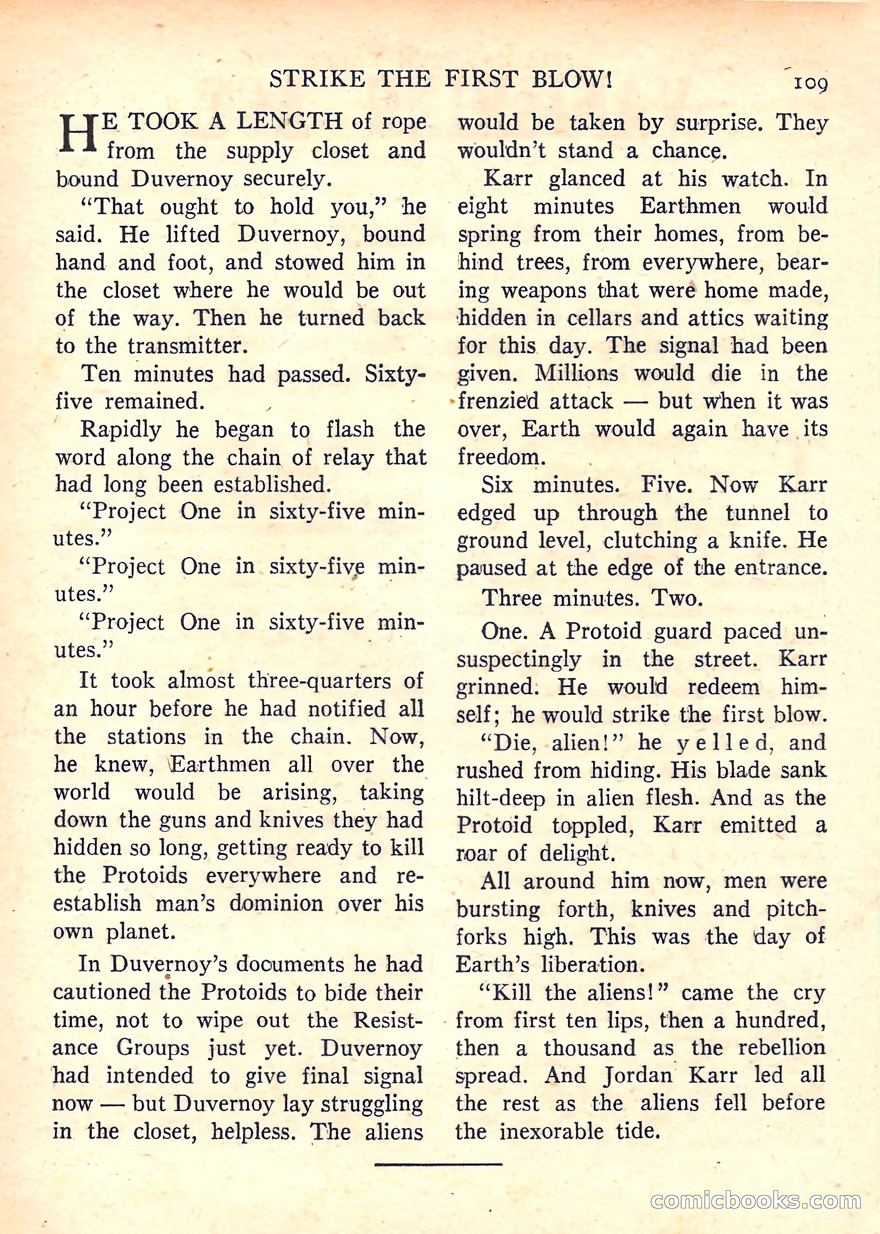 Imaginative Tales, January 1958 — page 111 of 134