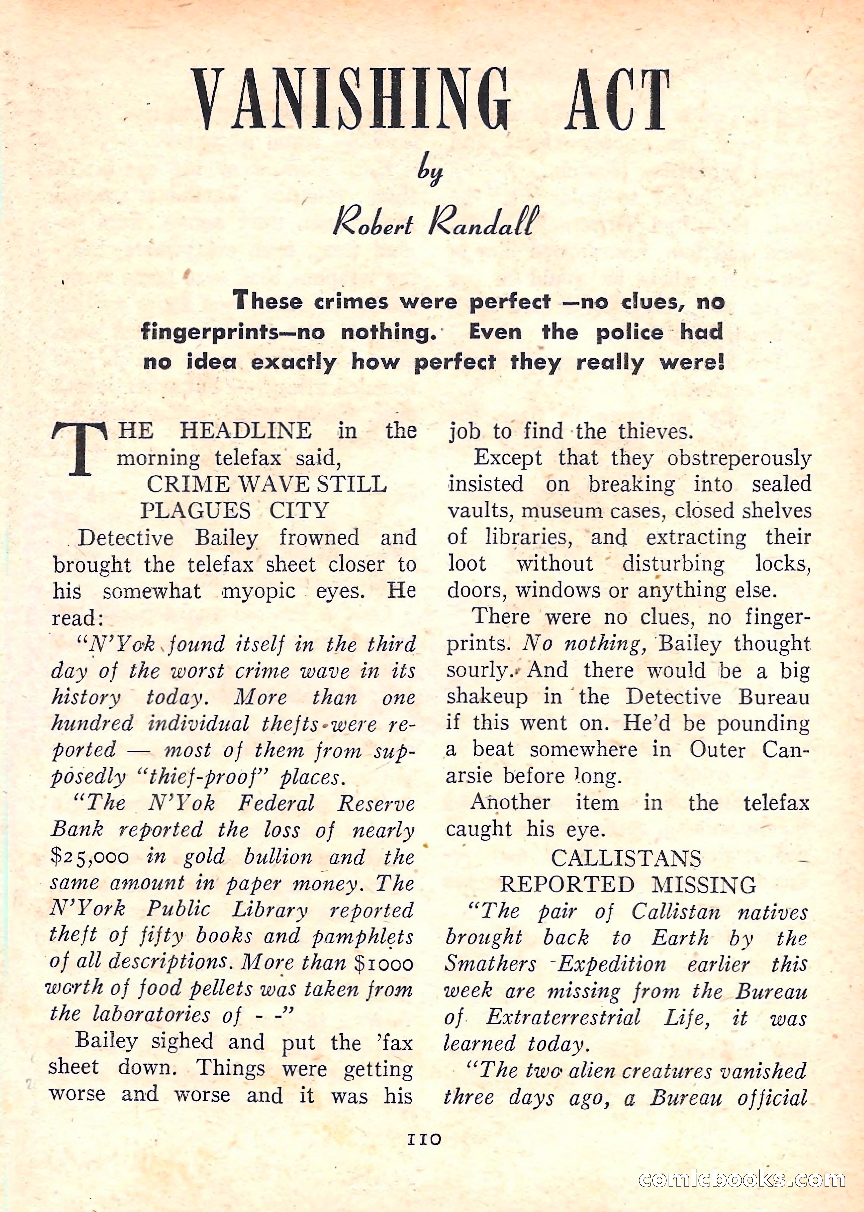 Imaginative Tales, January 1958 — page 112 of 134