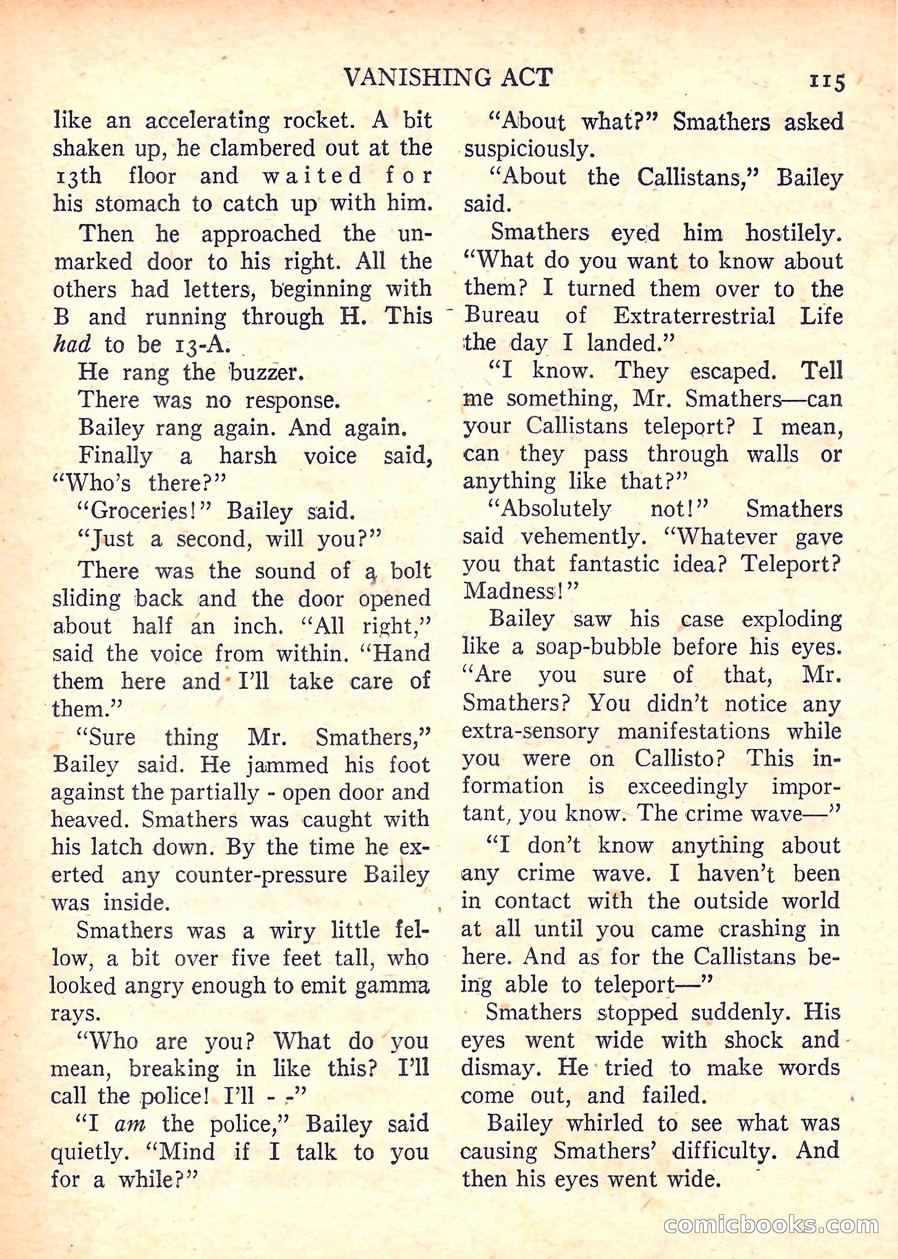 Imaginative Tales, January 1958 — page 117 of 134