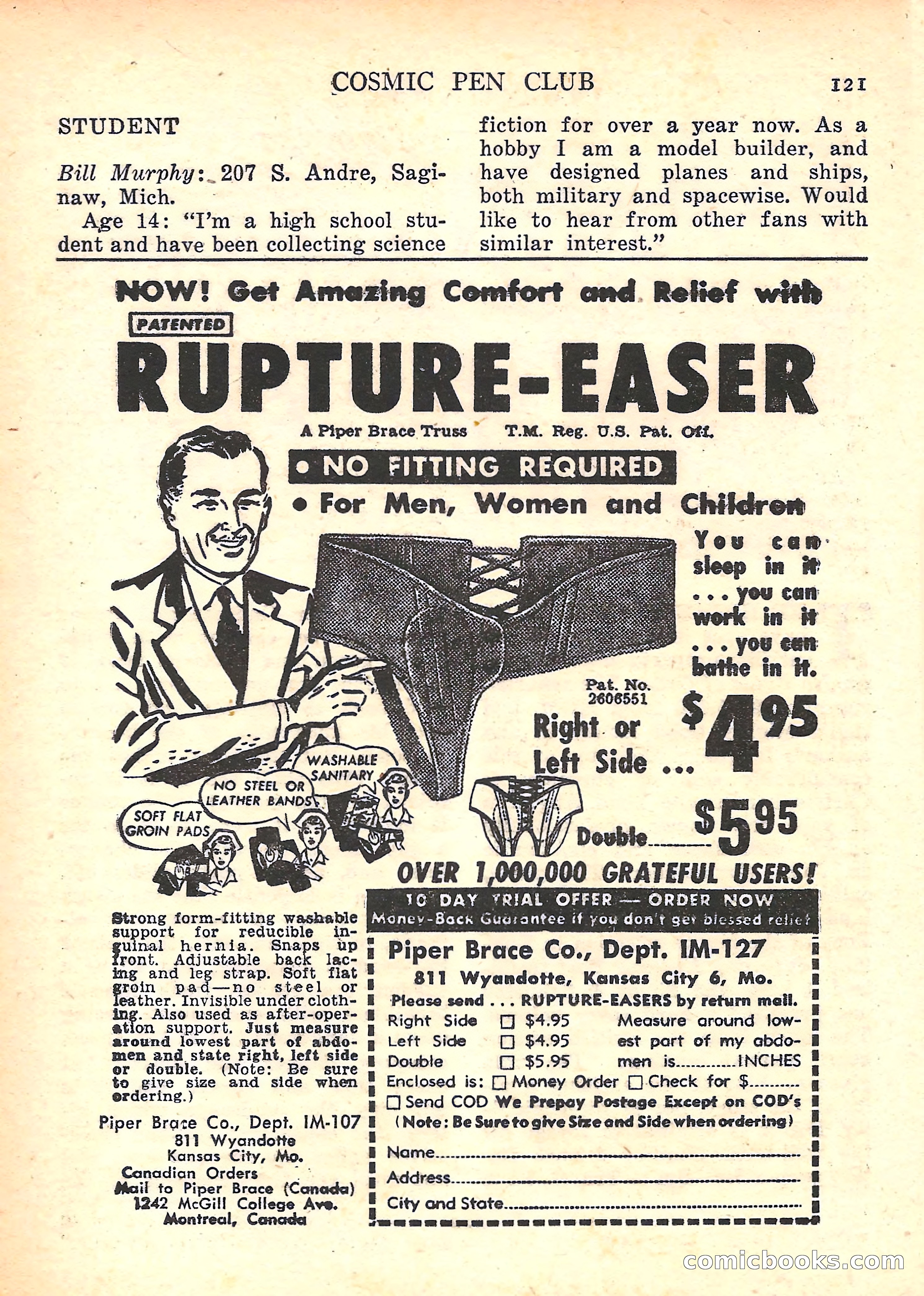 Imaginative Tales, January 1958 — page 123 of 134
