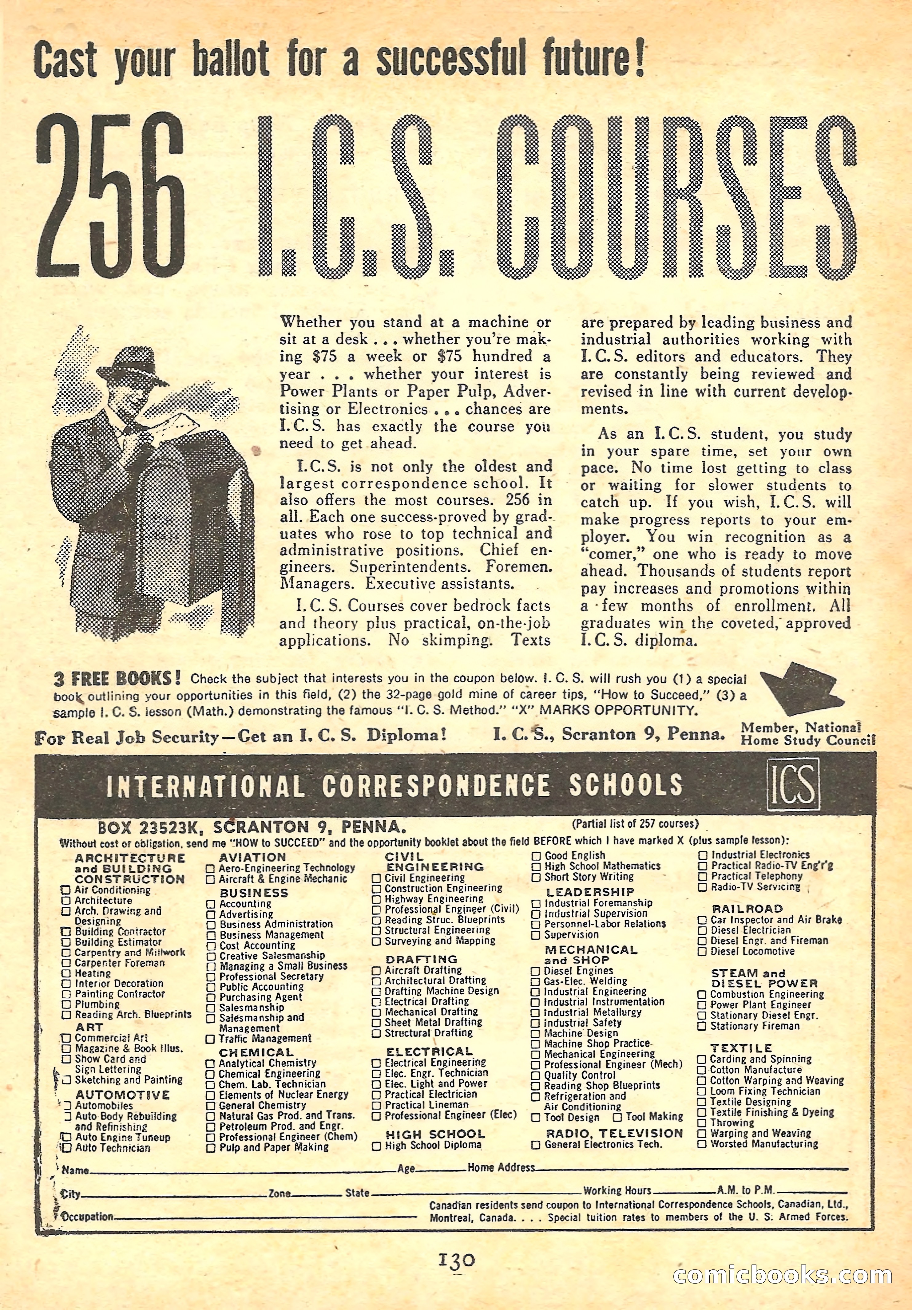 Imaginative Tales, January 1958 — page 132 of 134