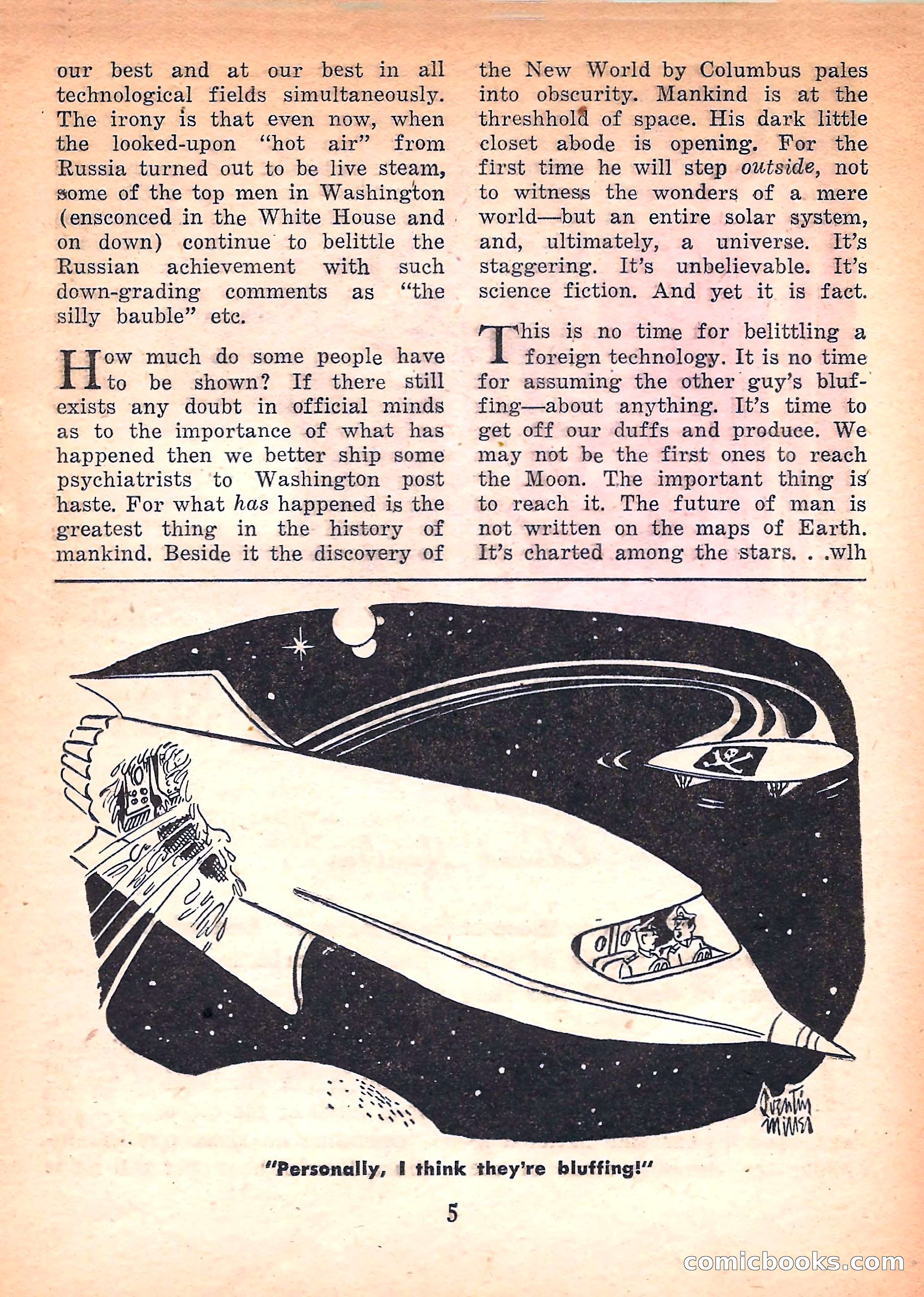 Imaginative Tales, March 1958 — page 5 of 132