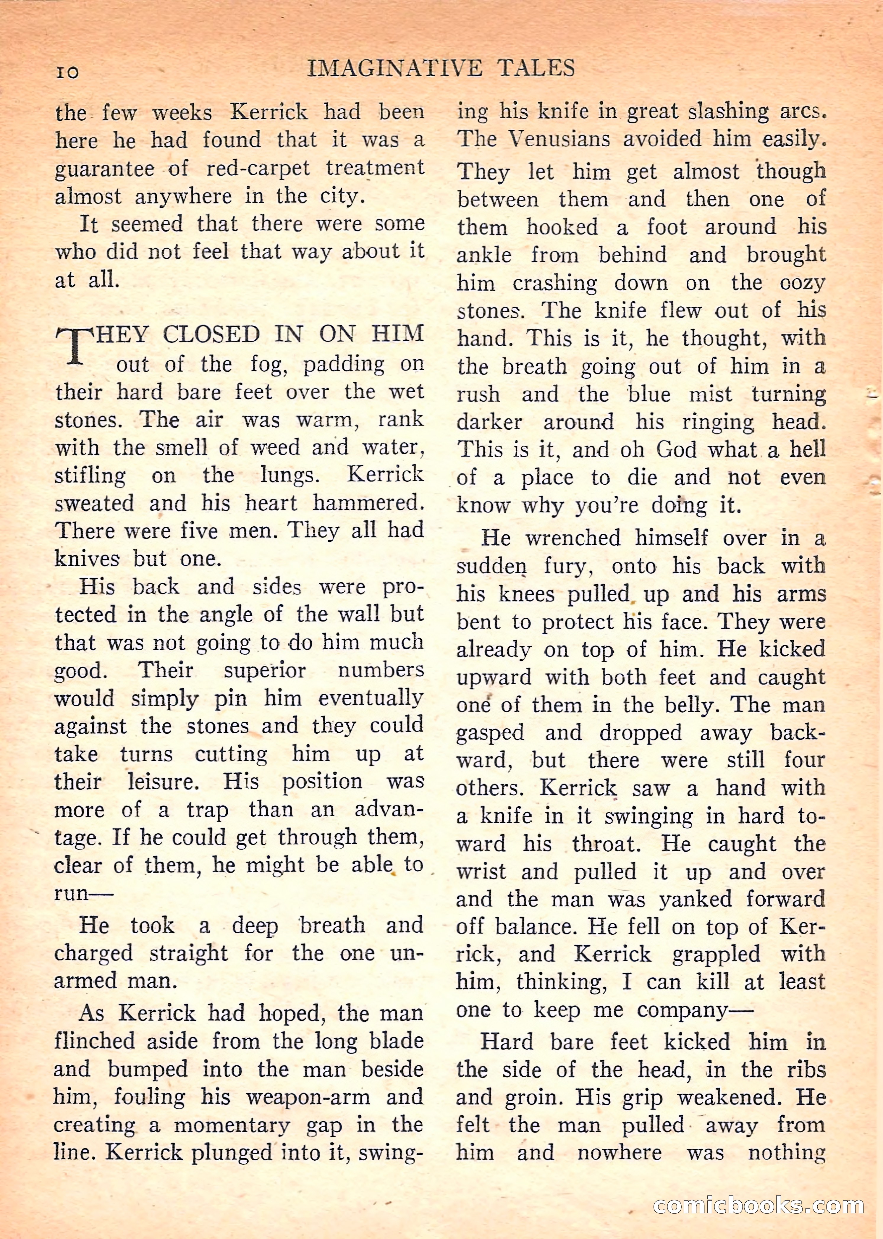 Imaginative Tales, March 1958 — page 10 of 132
