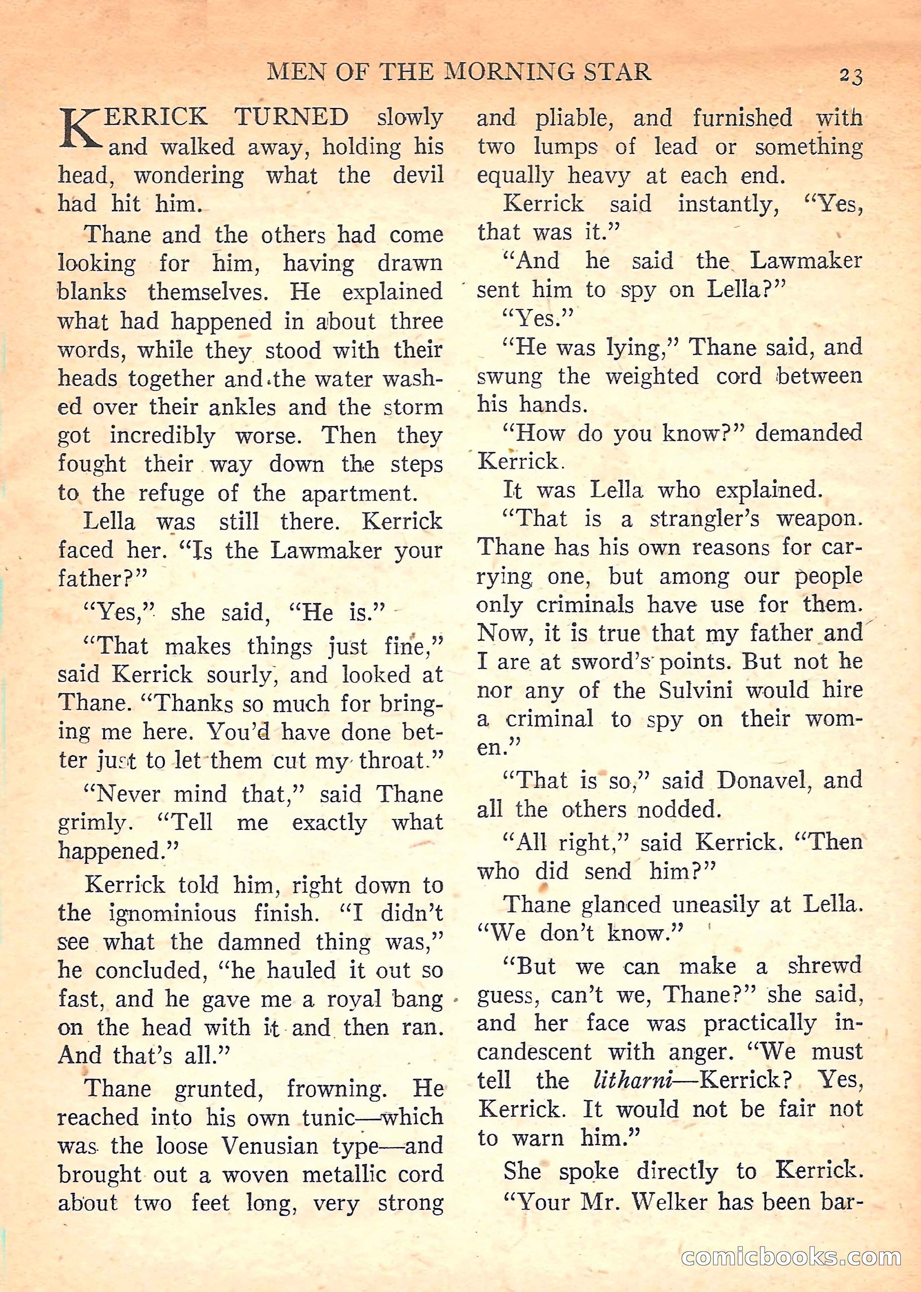 Imaginative Tales, March 1958 — page 23 of 132