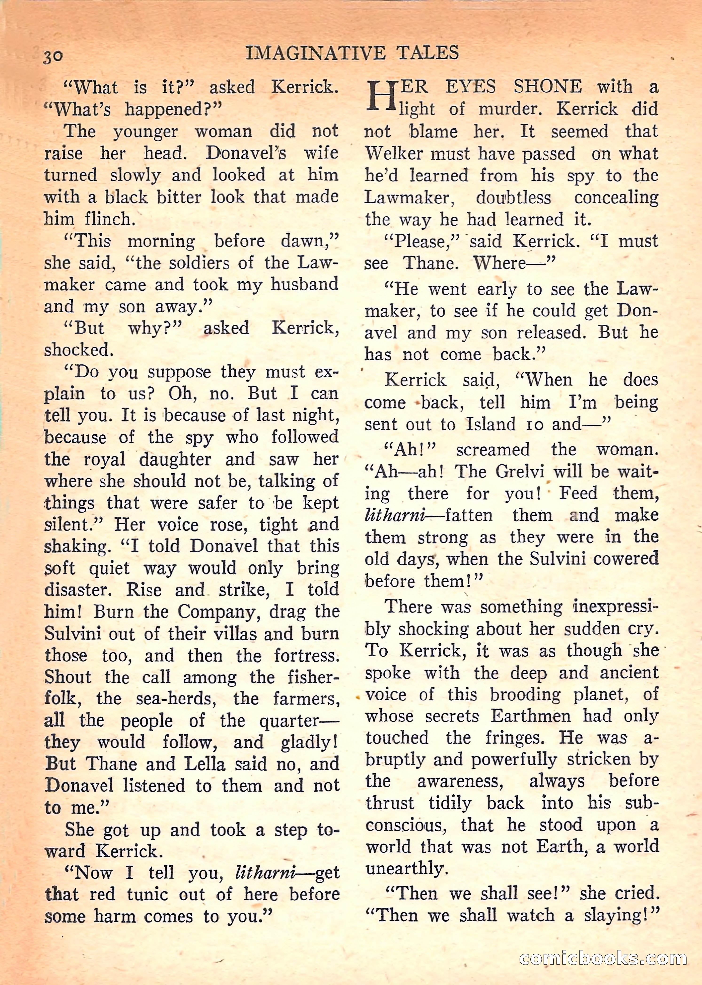 Imaginative Tales, March 1958 — page 30 of 132
