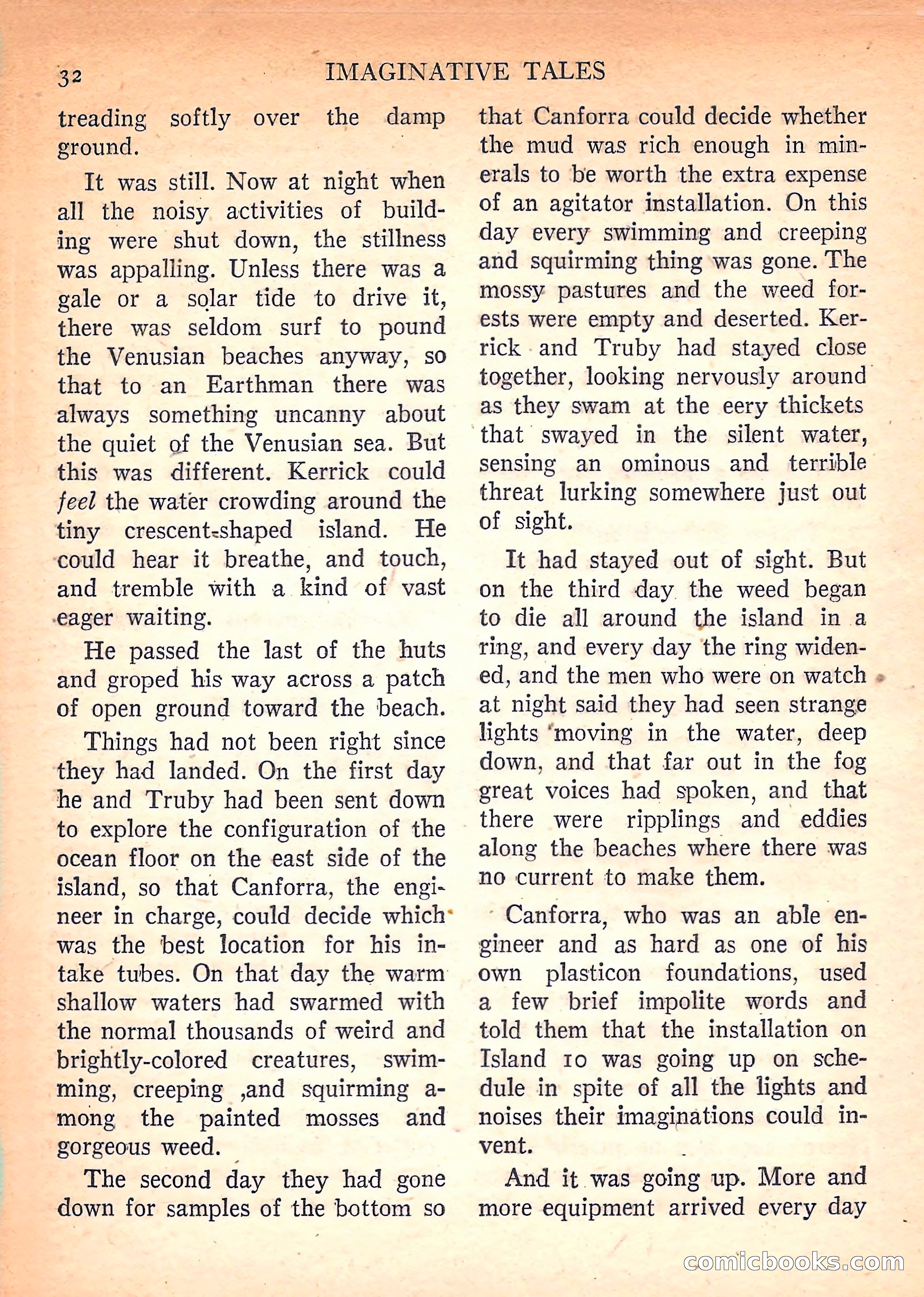 Imaginative Tales, March 1958 — page 32 of 132