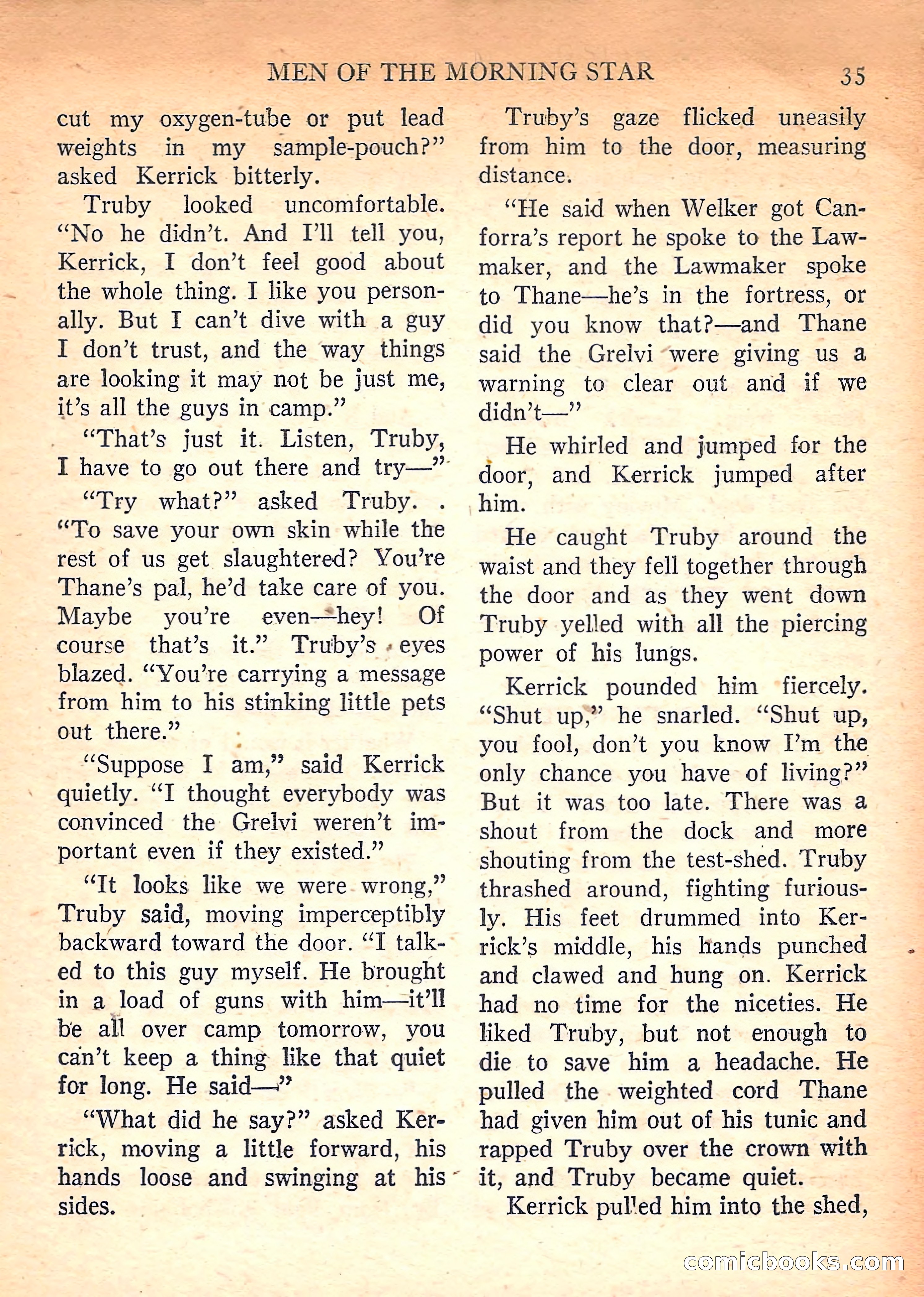 Imaginative Tales, March 1958 — page 35 of 132