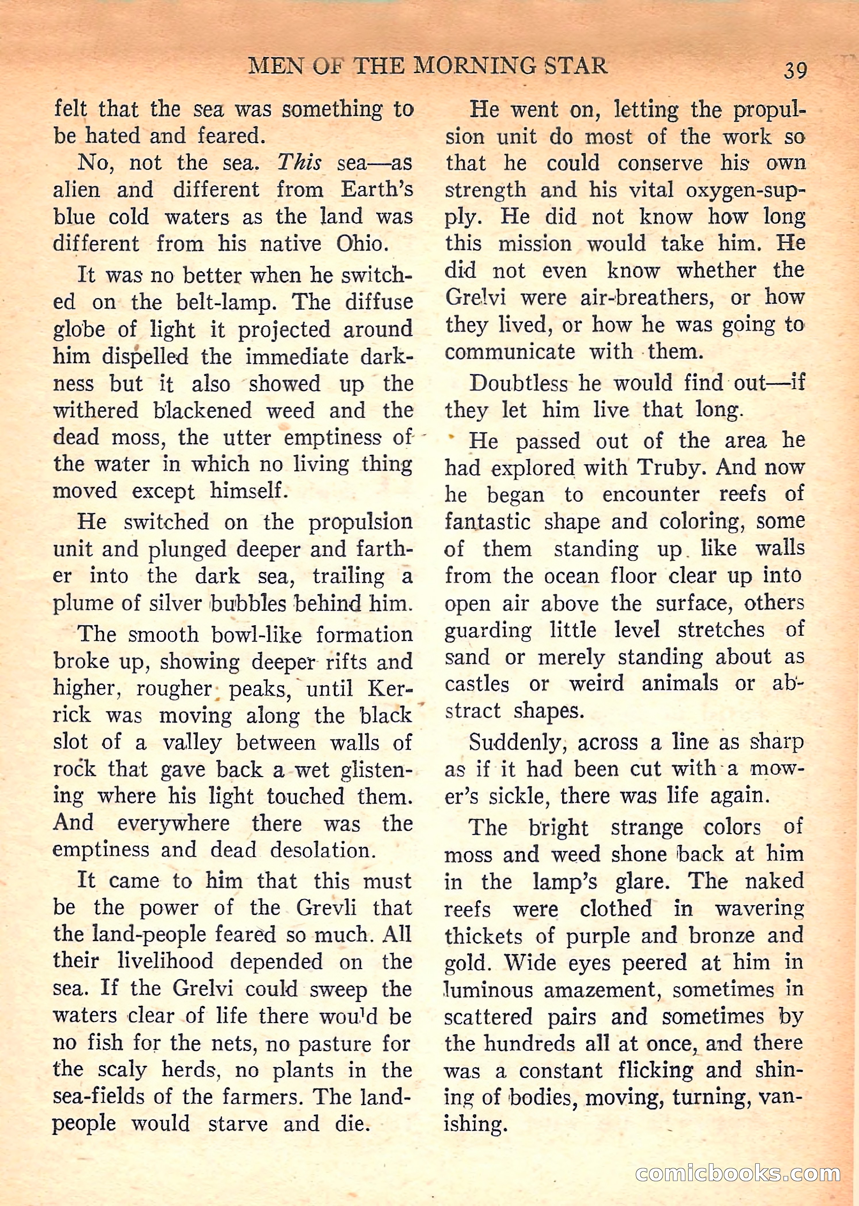 Imaginative Tales, March 1958 — page 39 of 132
