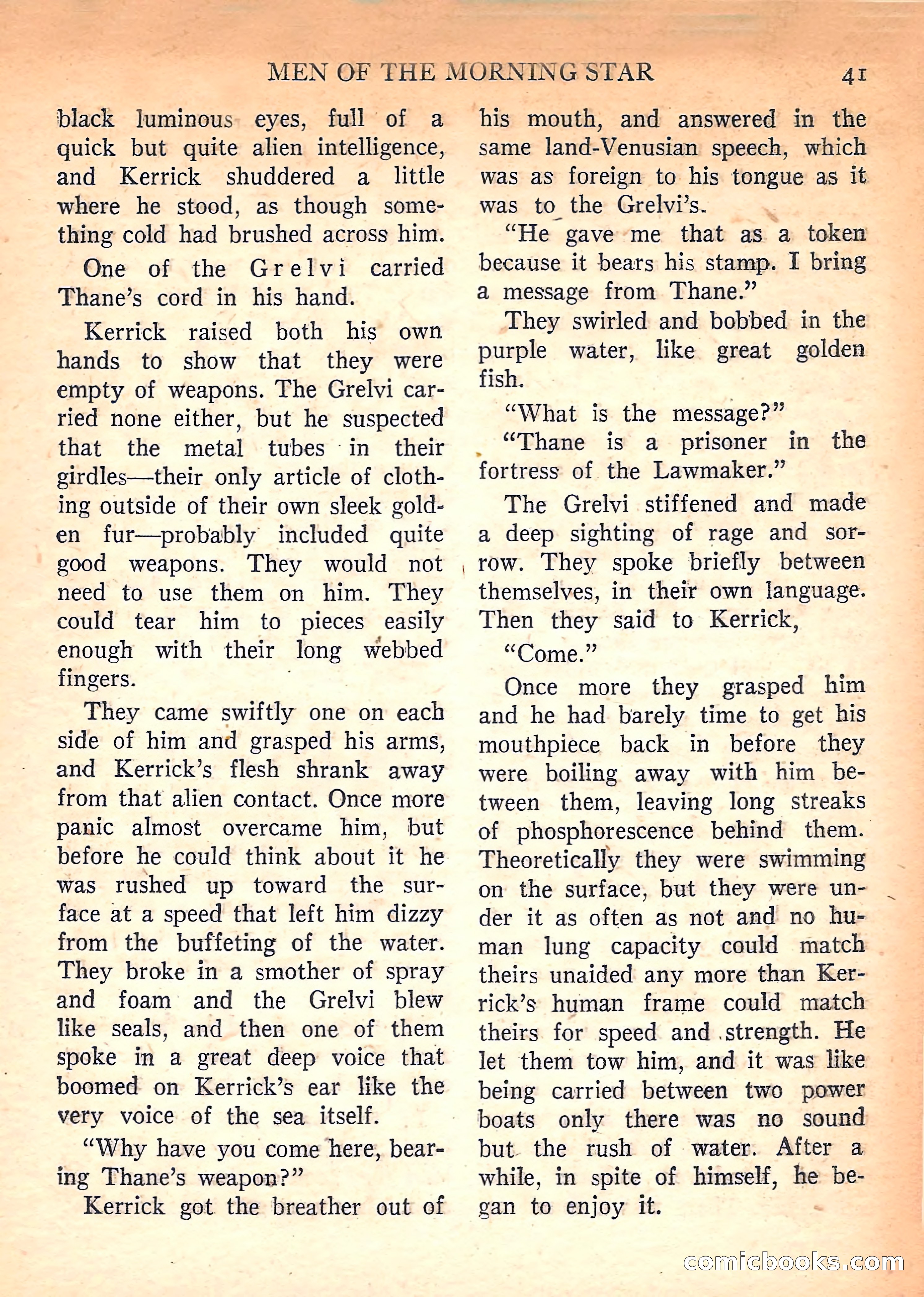 Imaginative Tales, March 1958 — page 41 of 132
