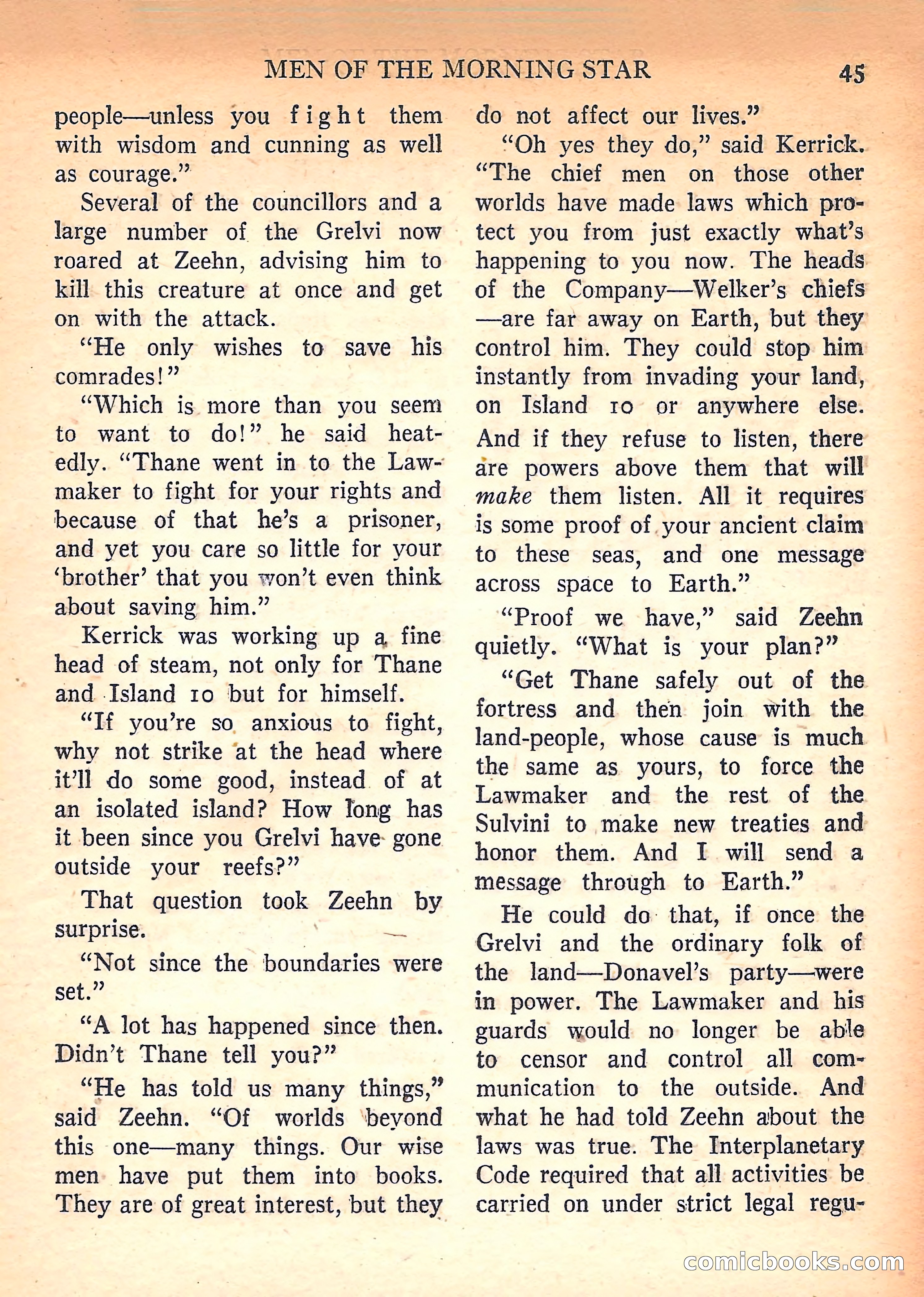Imaginative Tales, March 1958 — page 45 of 132
