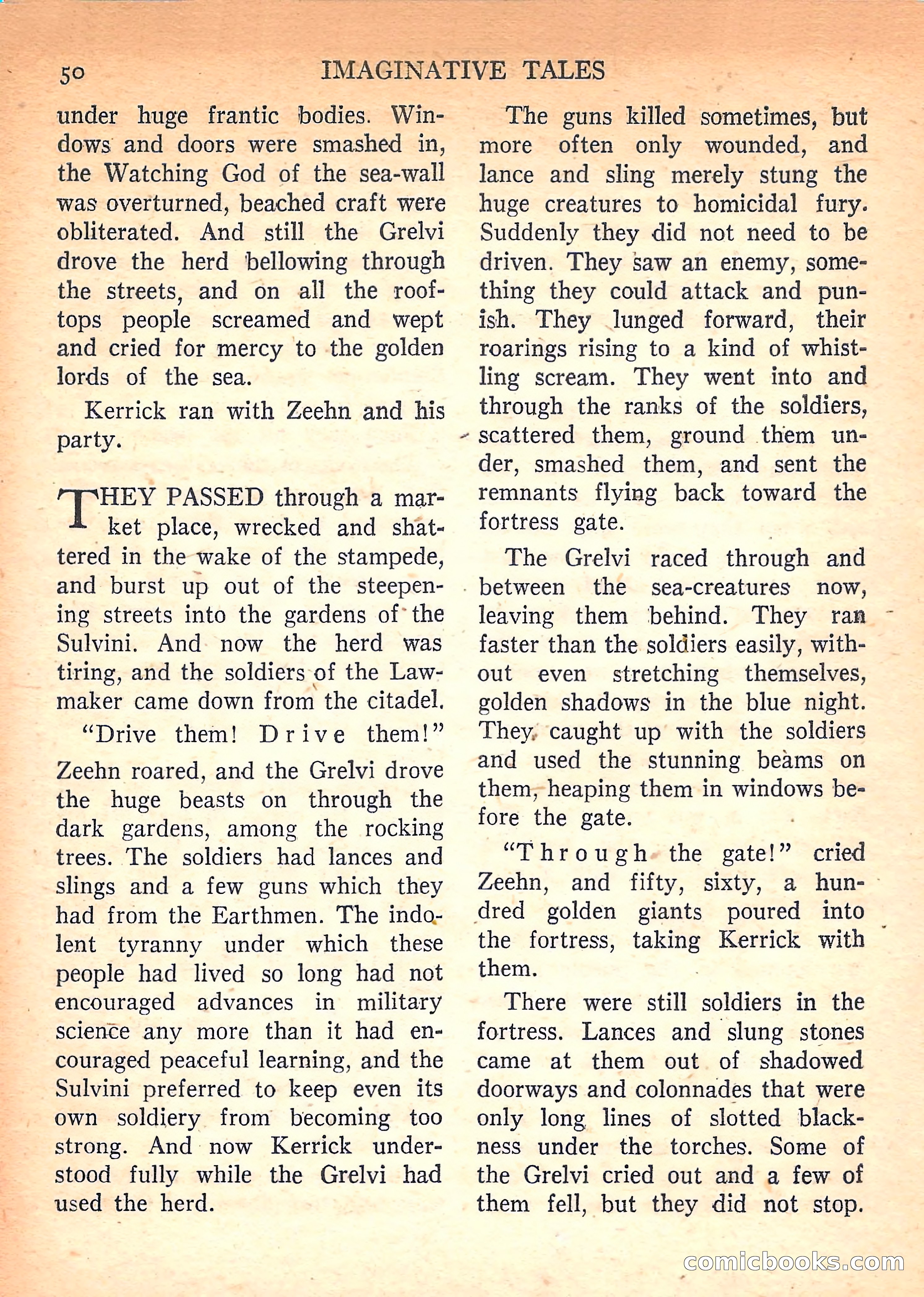Imaginative Tales, March 1958 — page 50 of 132