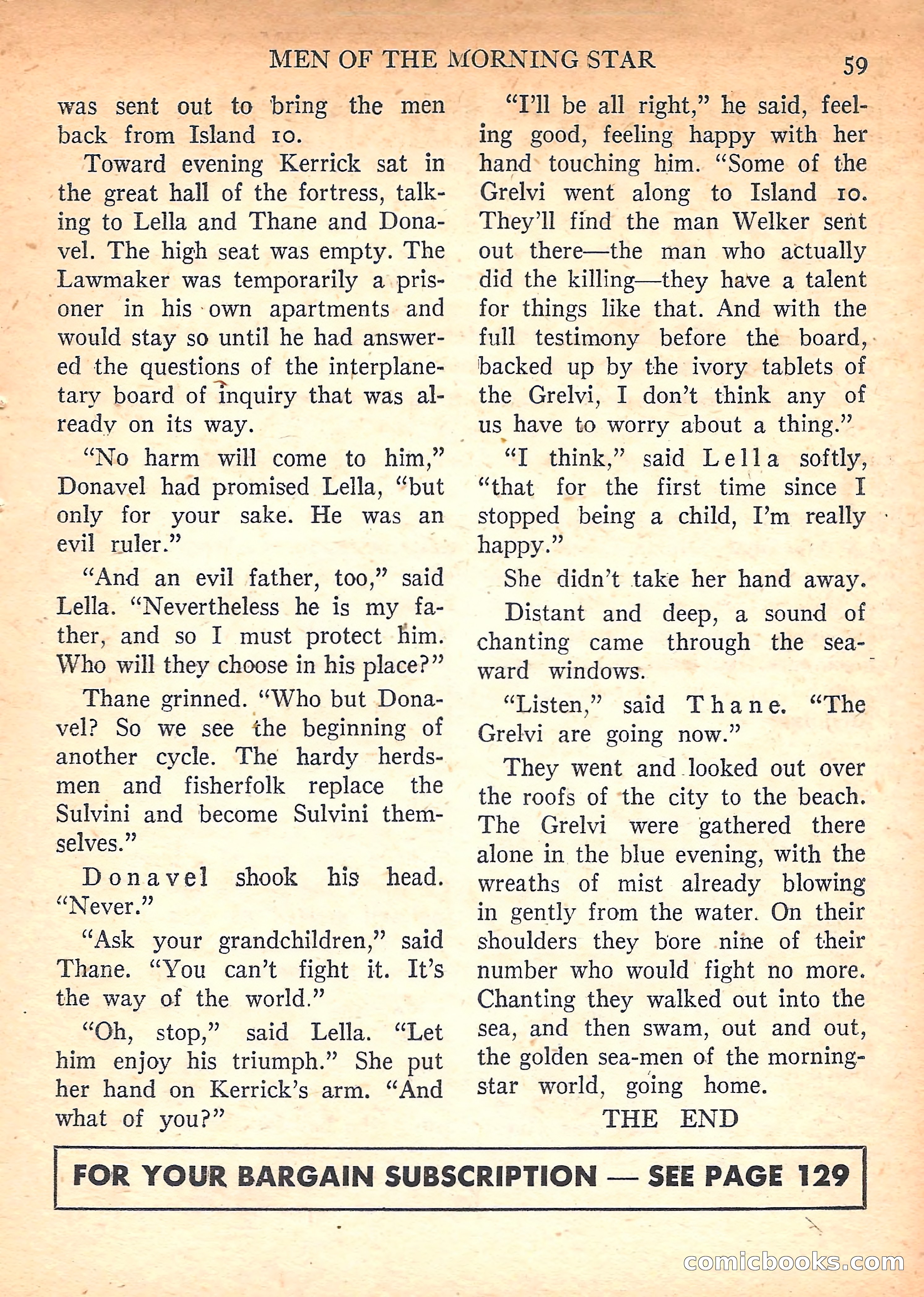 Imaginative Tales, March 1958 — page 59 of 132