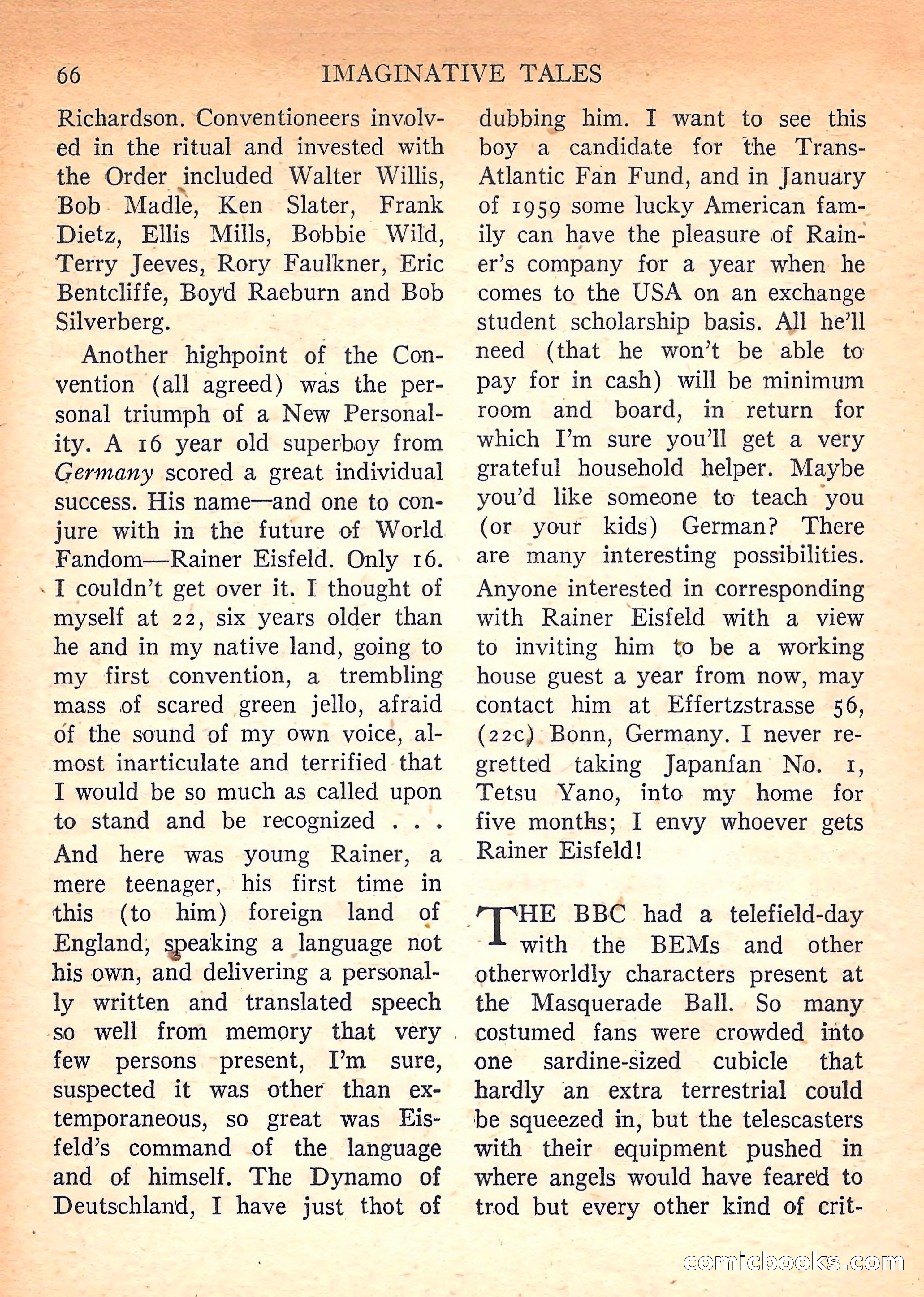Imaginative Tales, March 1958 — page 66 of 132