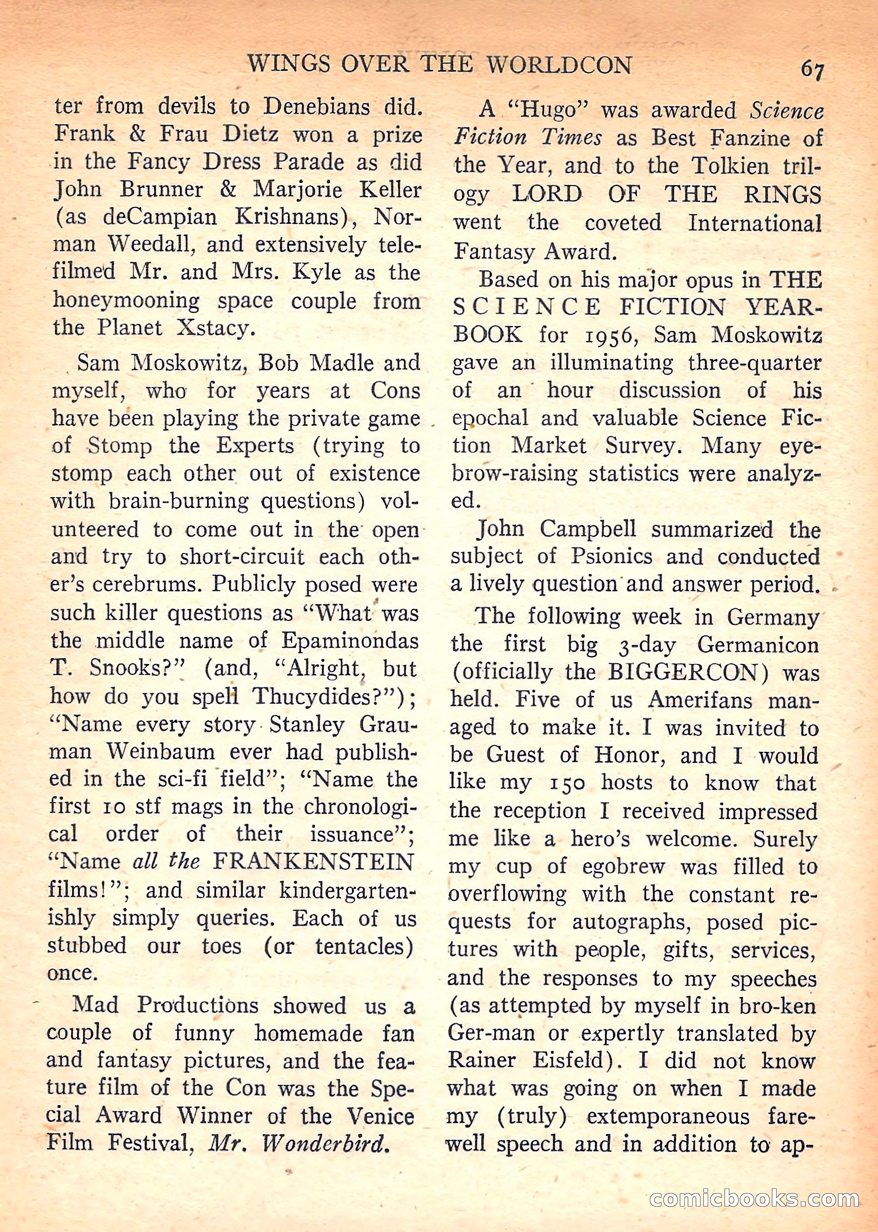 Imaginative Tales, March 1958 — page 67 of 132