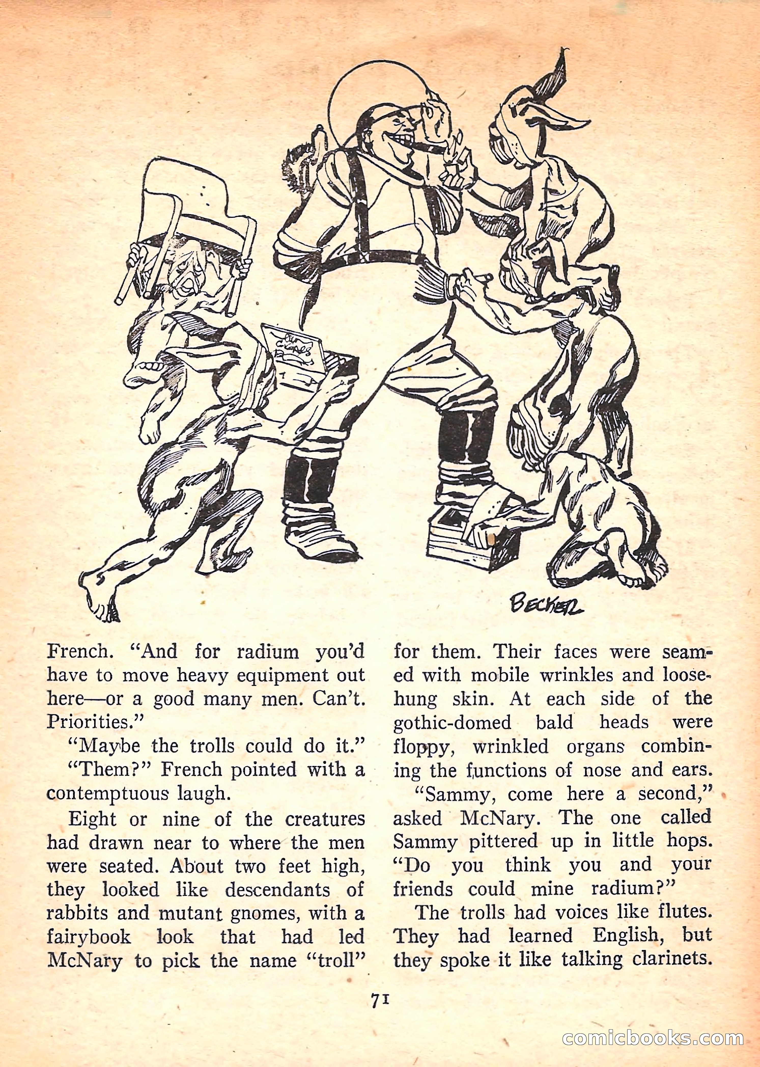 Imaginative Tales, March 1958 — page 71 of 132
