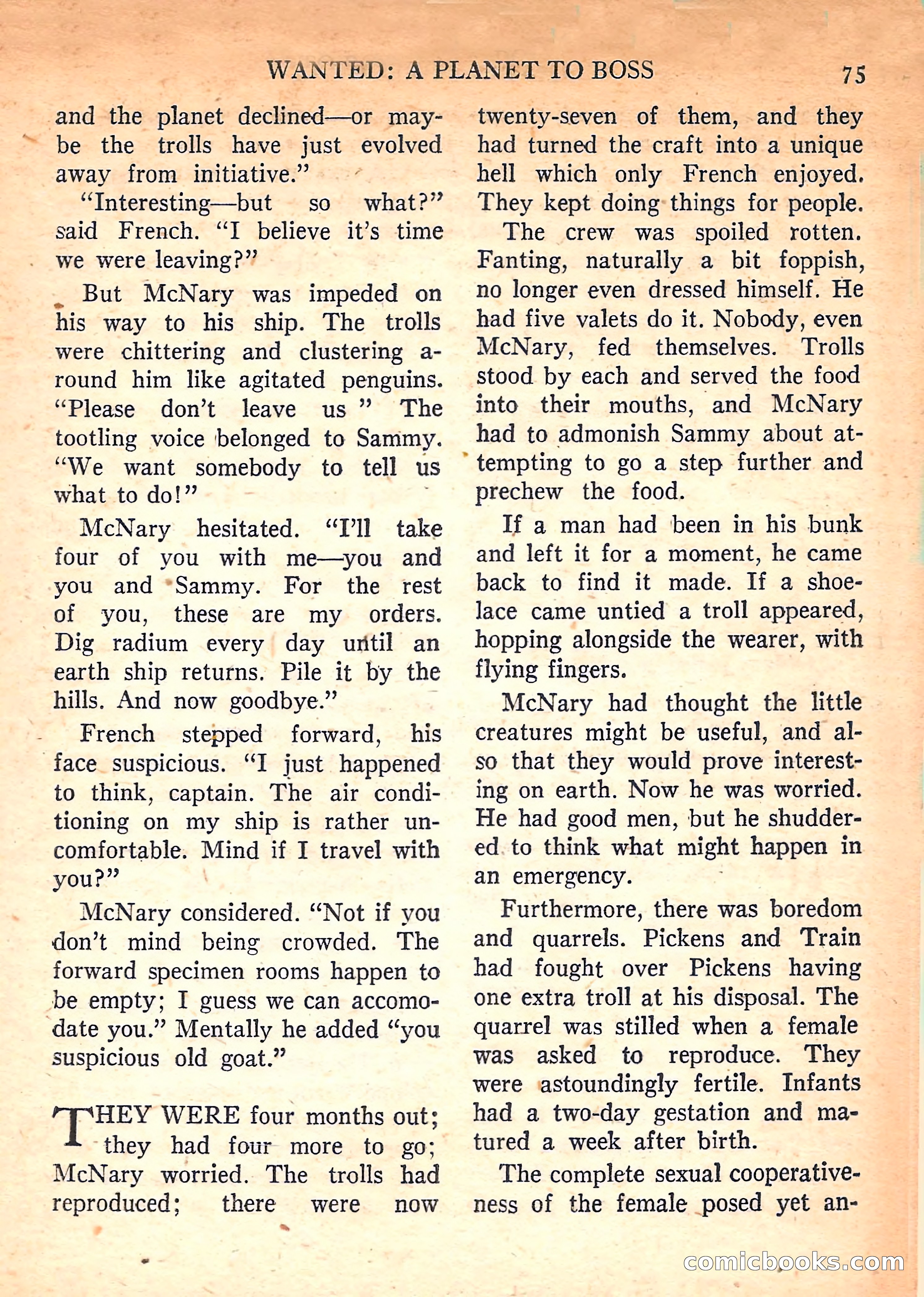 Imaginative Tales, March 1958 — page 75 of 132