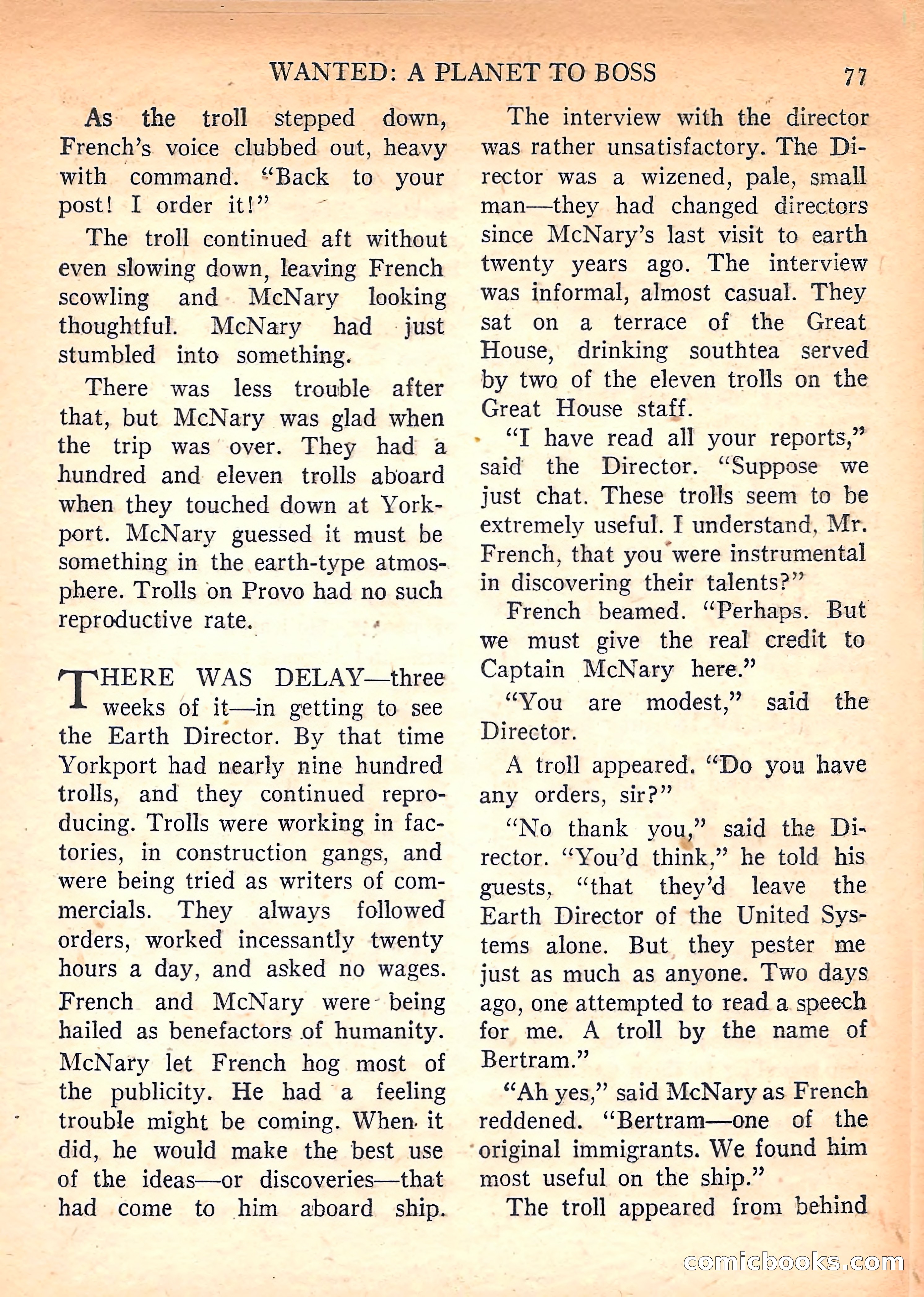 Imaginative Tales, March 1958 — page 77 of 132