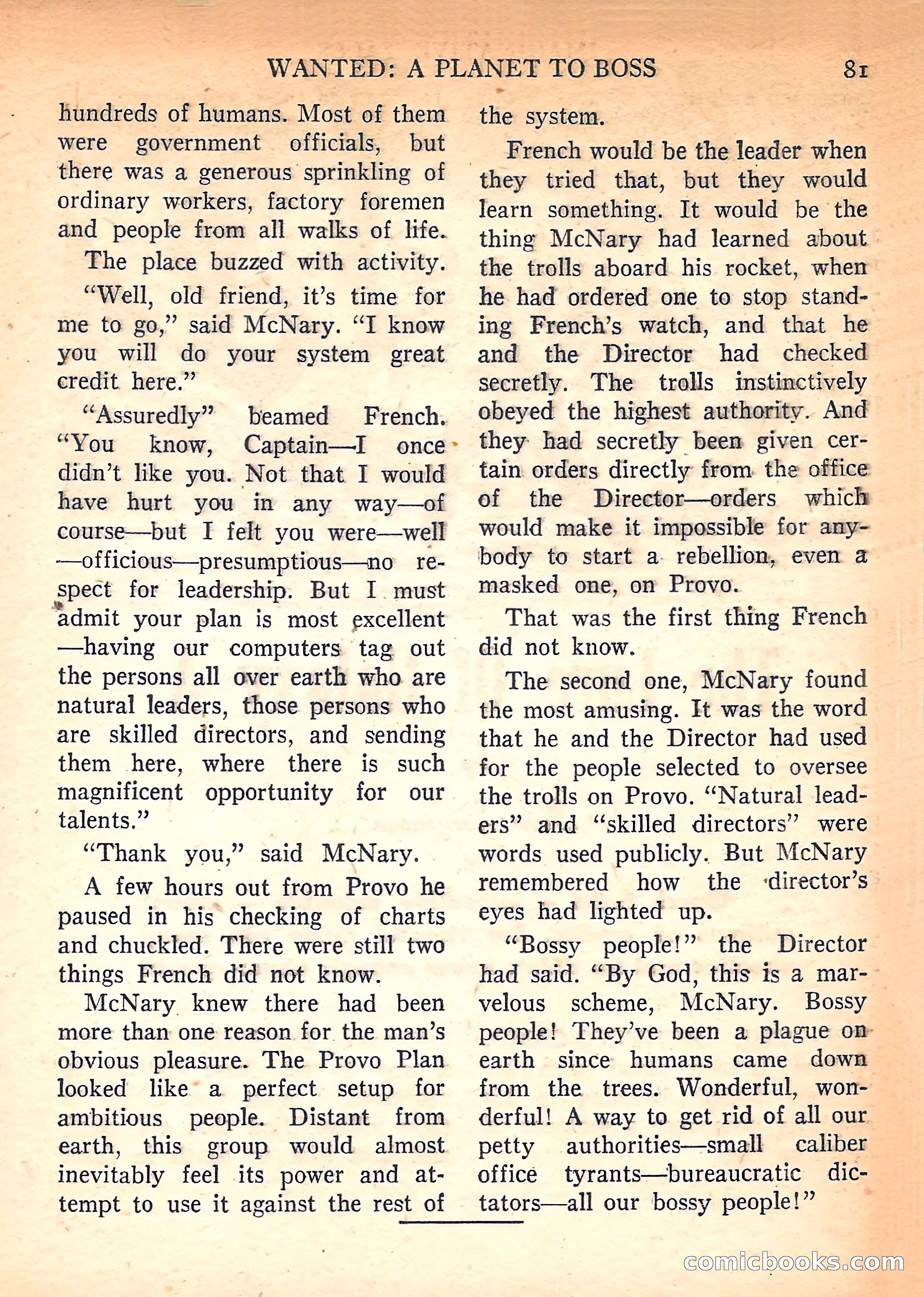 Imaginative Tales, March 1958 — page 81 of 132