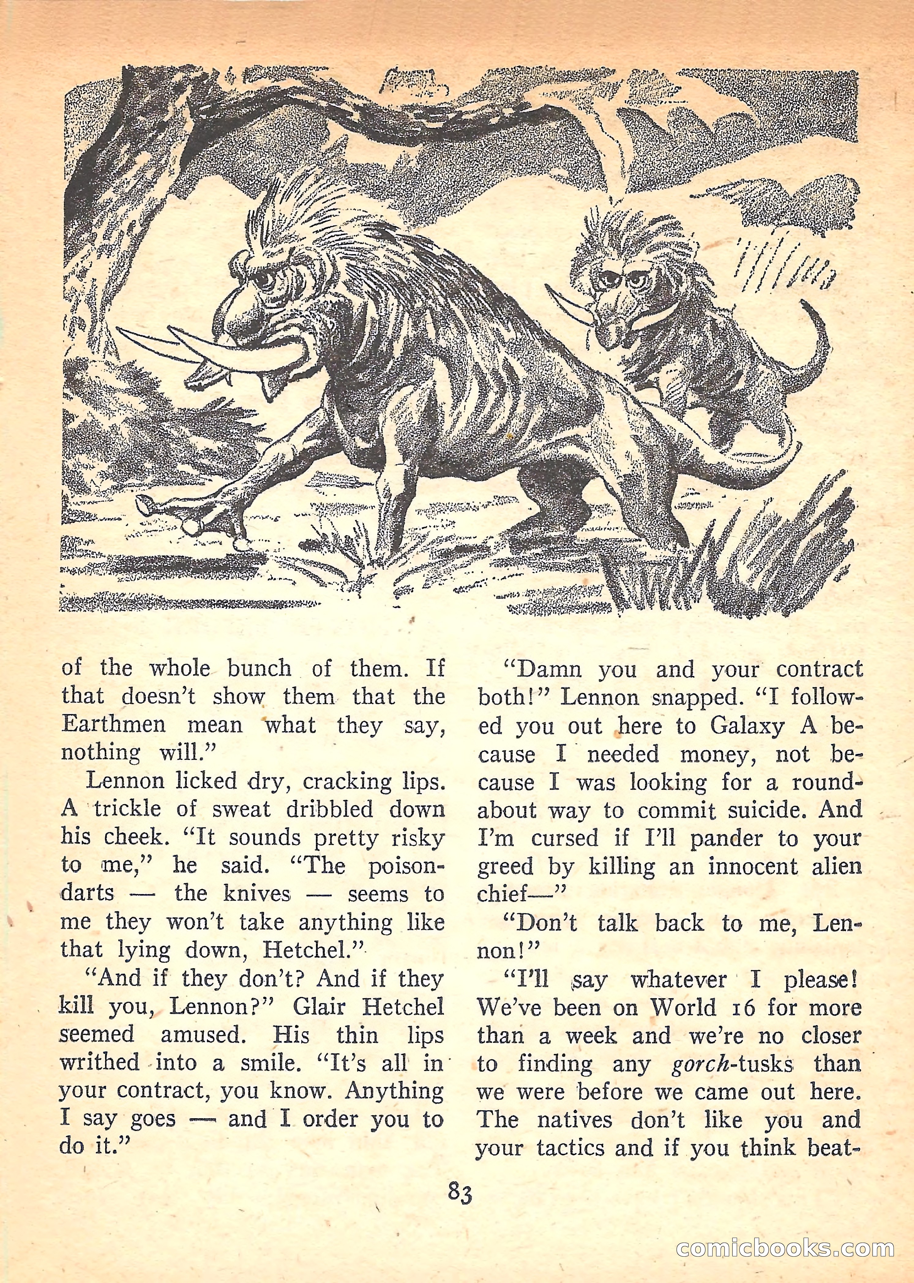 Imaginative Tales, March 1958 — page 83 of 132