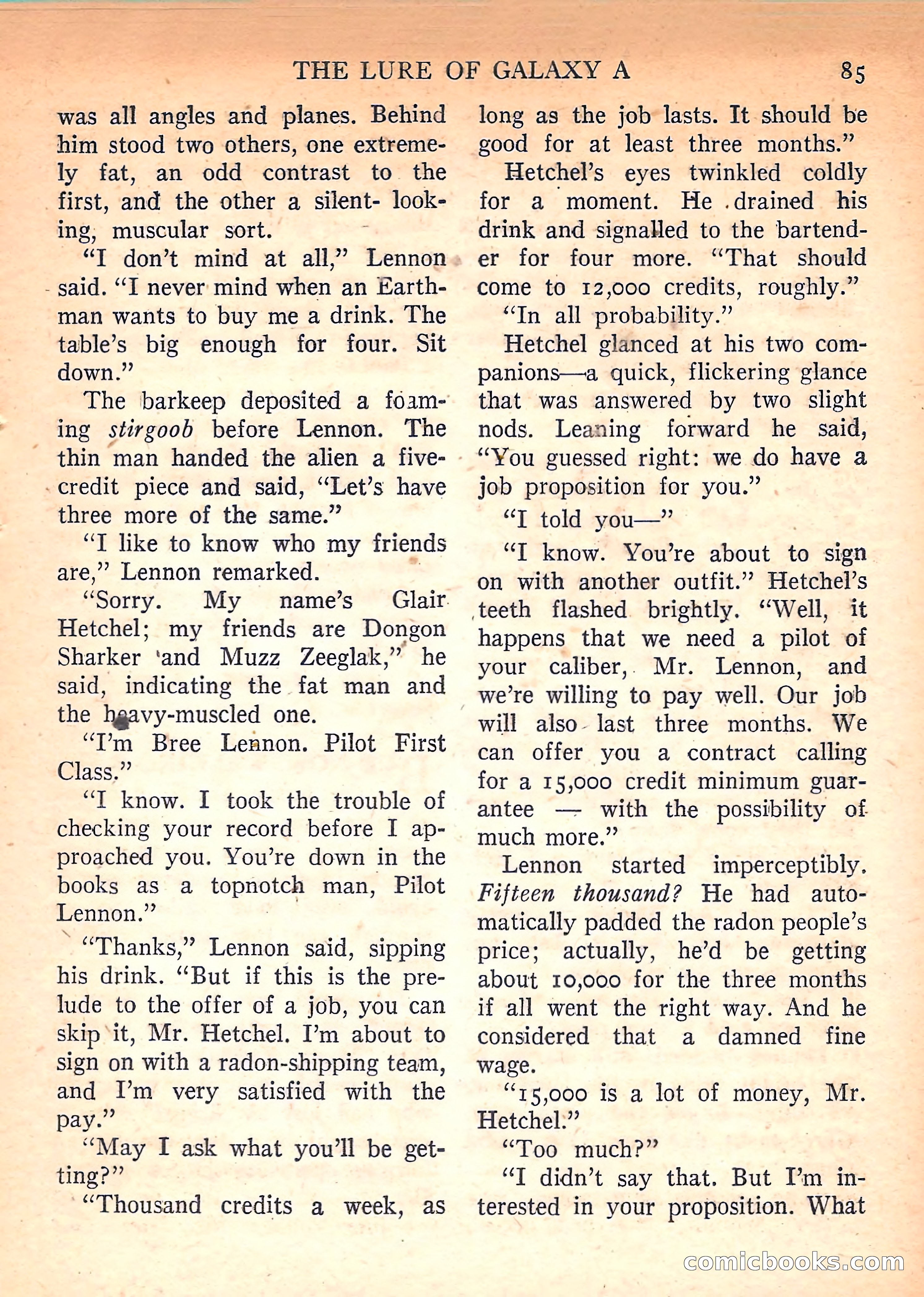 Imaginative Tales, March 1958 — page 85 of 132