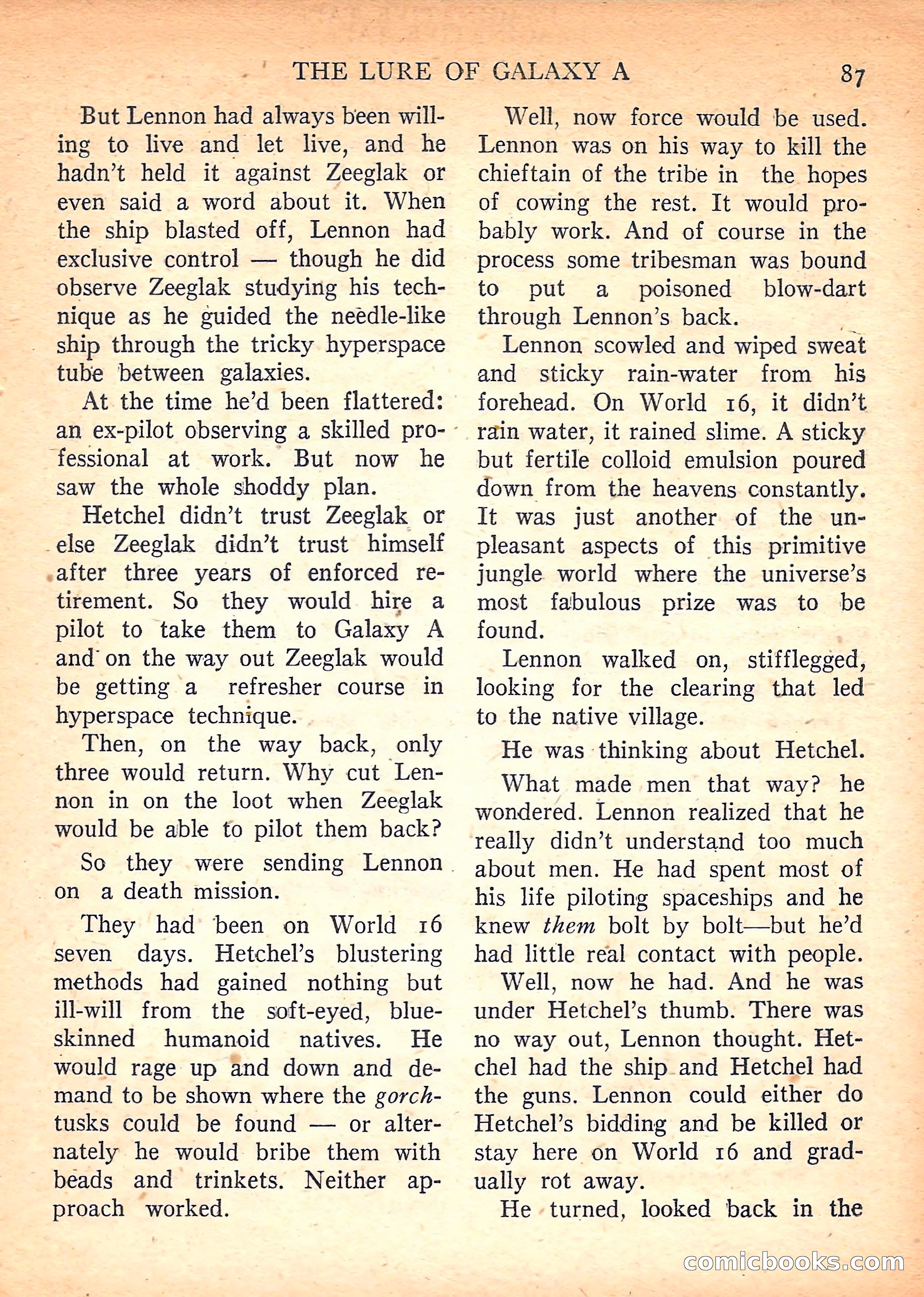 Imaginative Tales, March 1958 — page 87 of 132