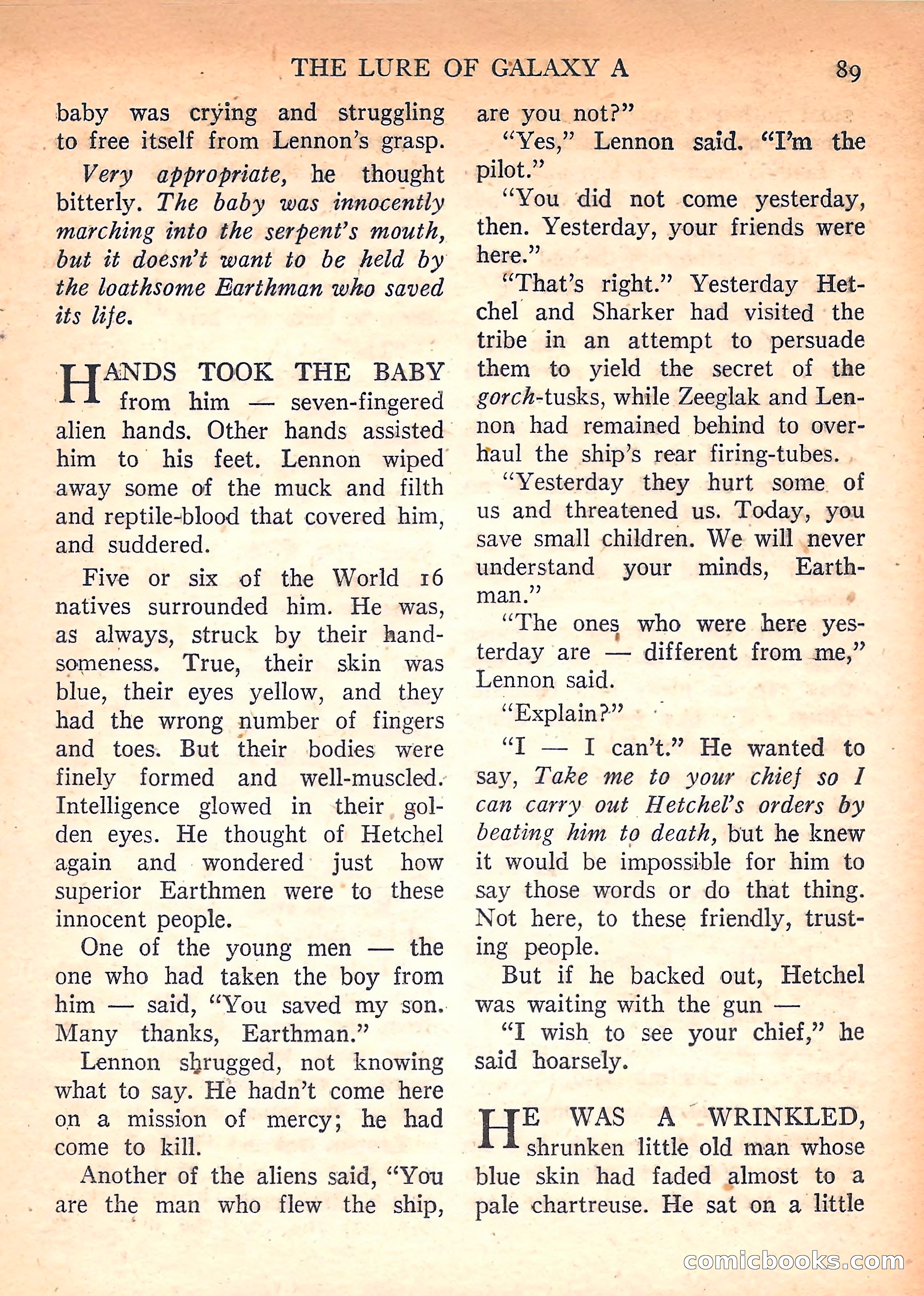 Imaginative Tales, March 1958 — page 89 of 132