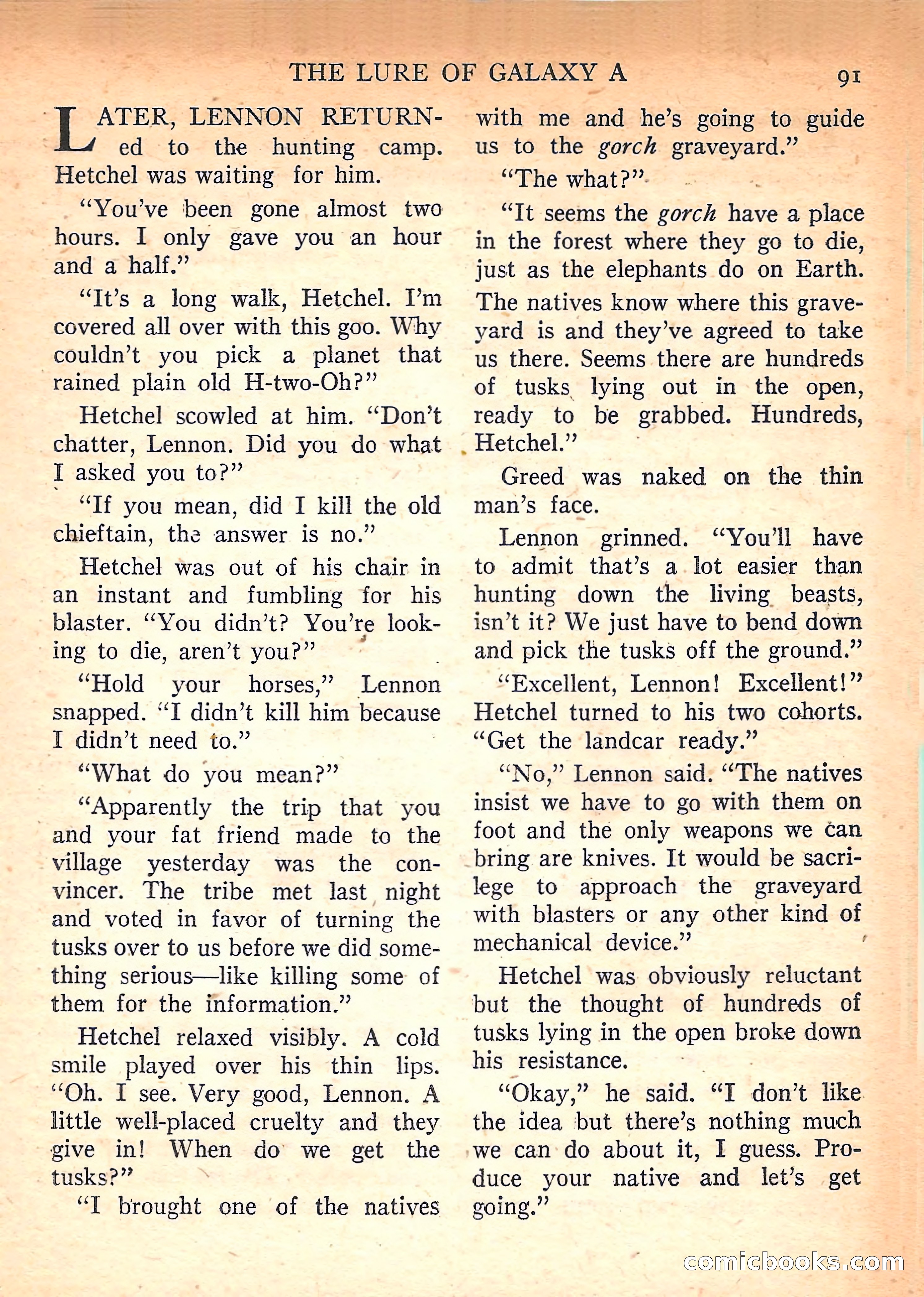 Imaginative Tales, March 1958 — page 91 of 132