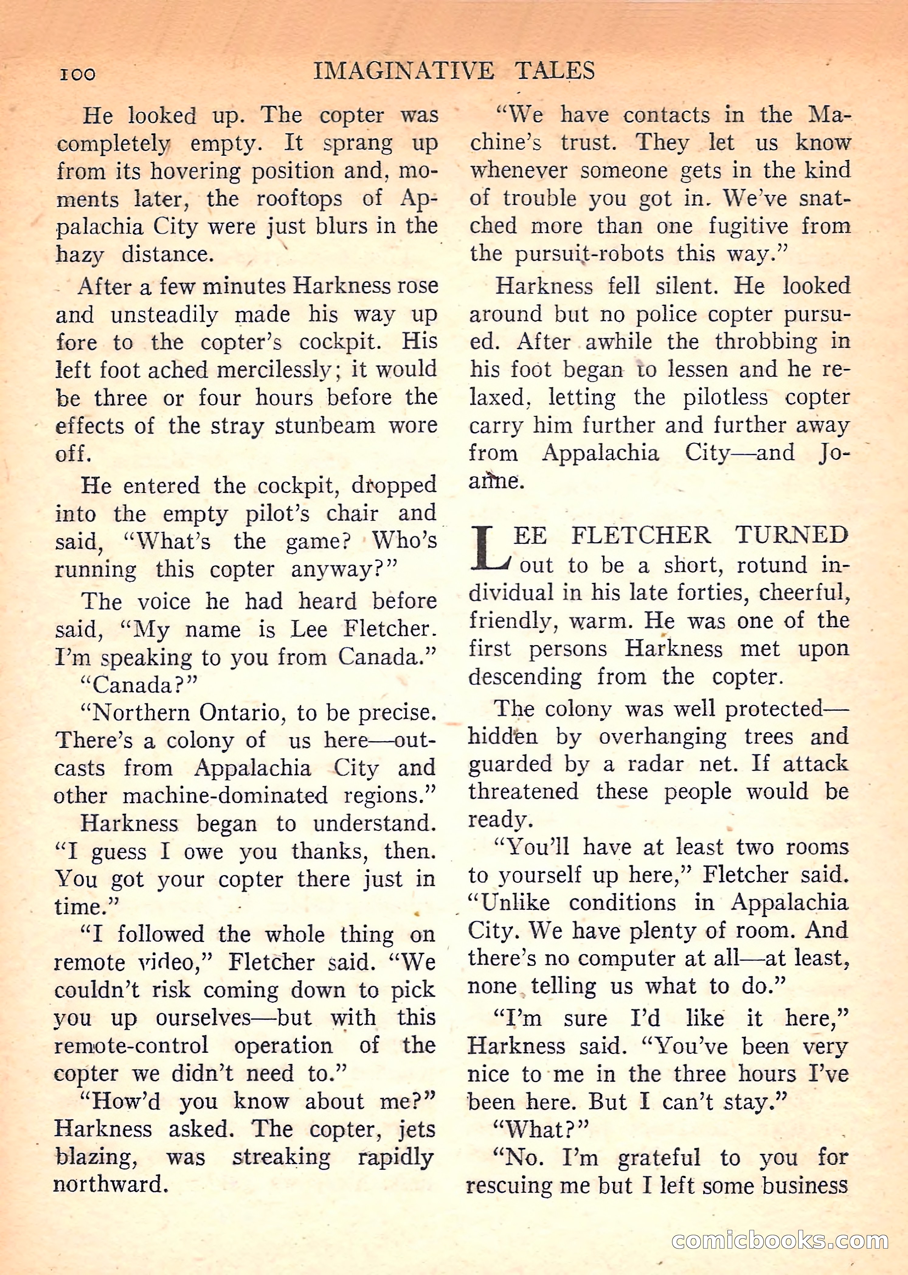 Imaginative Tales, March 1958 — page 100 of 132
