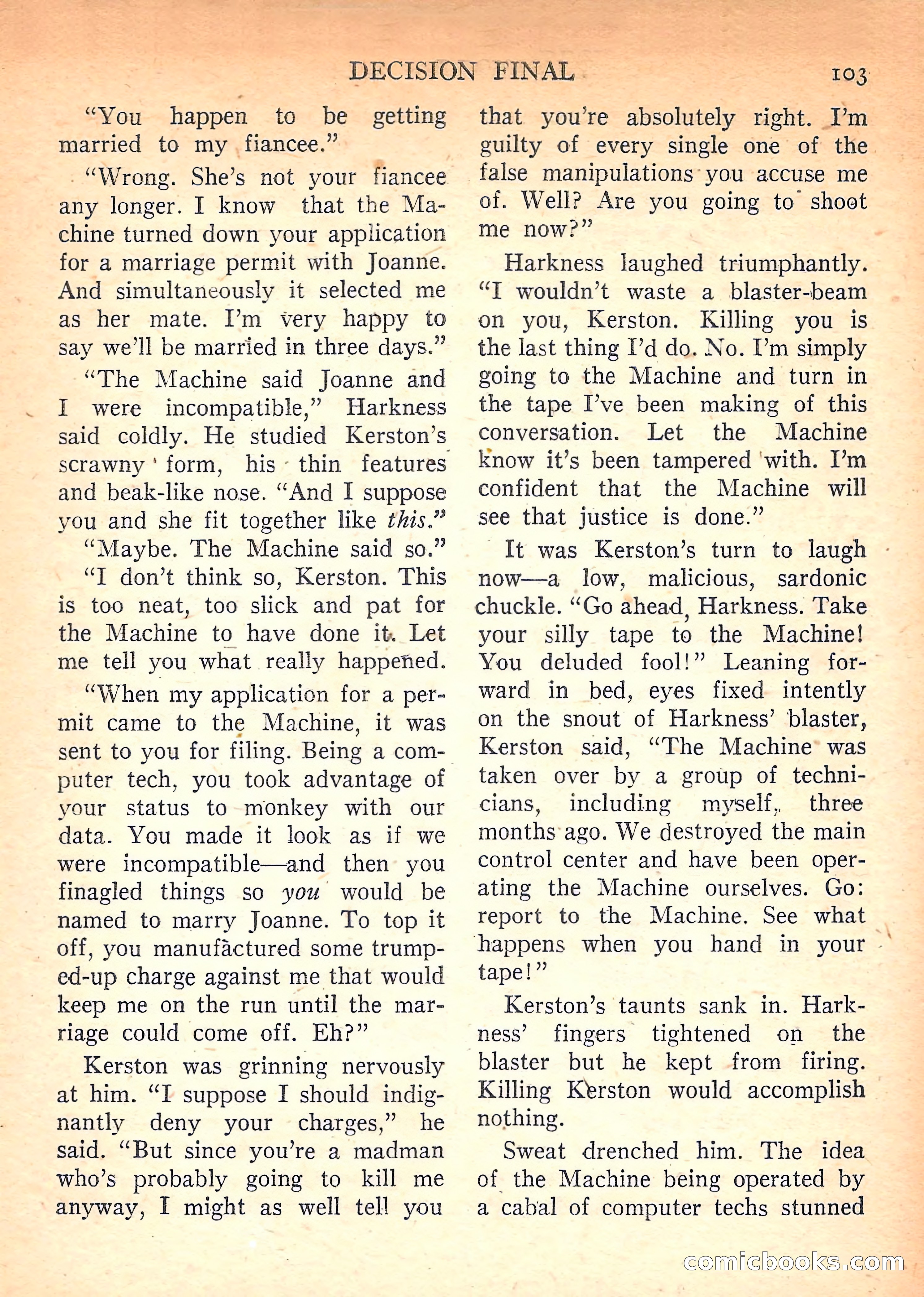 Imaginative Tales, March 1958 — page 103 of 132