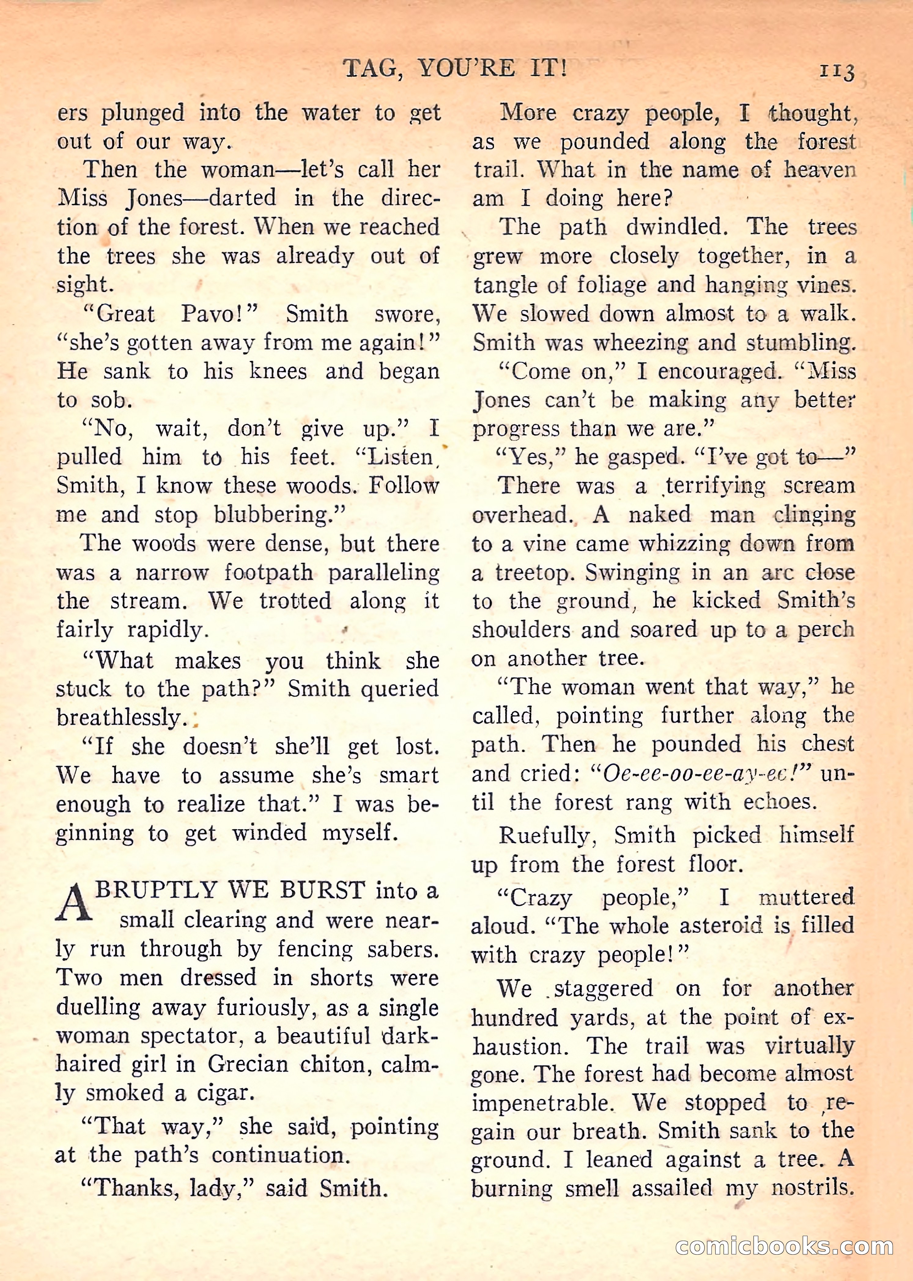 Imaginative Tales, March 1958 — page 113 of 132