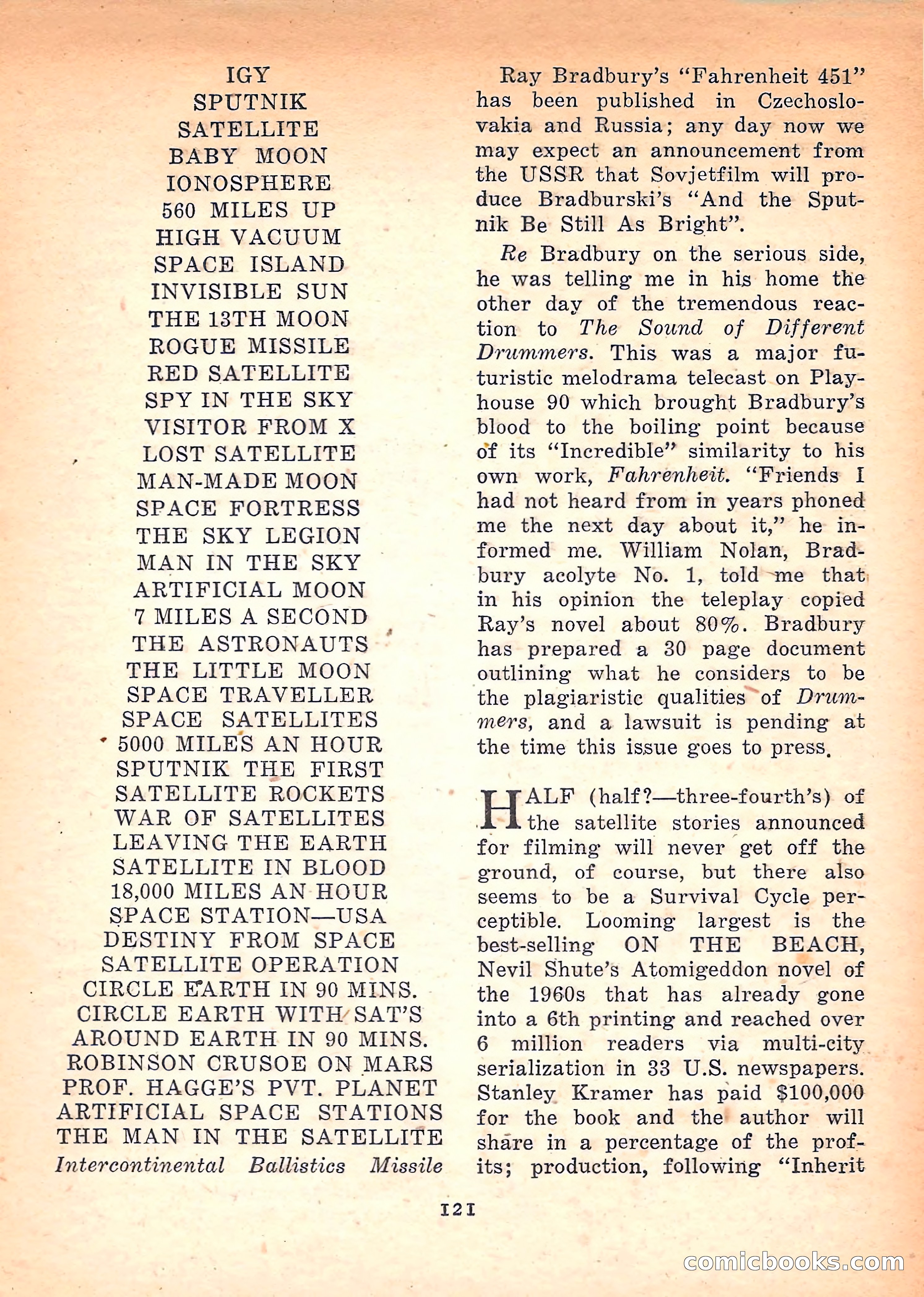 Imaginative Tales, March 1958 — page 121 of 132