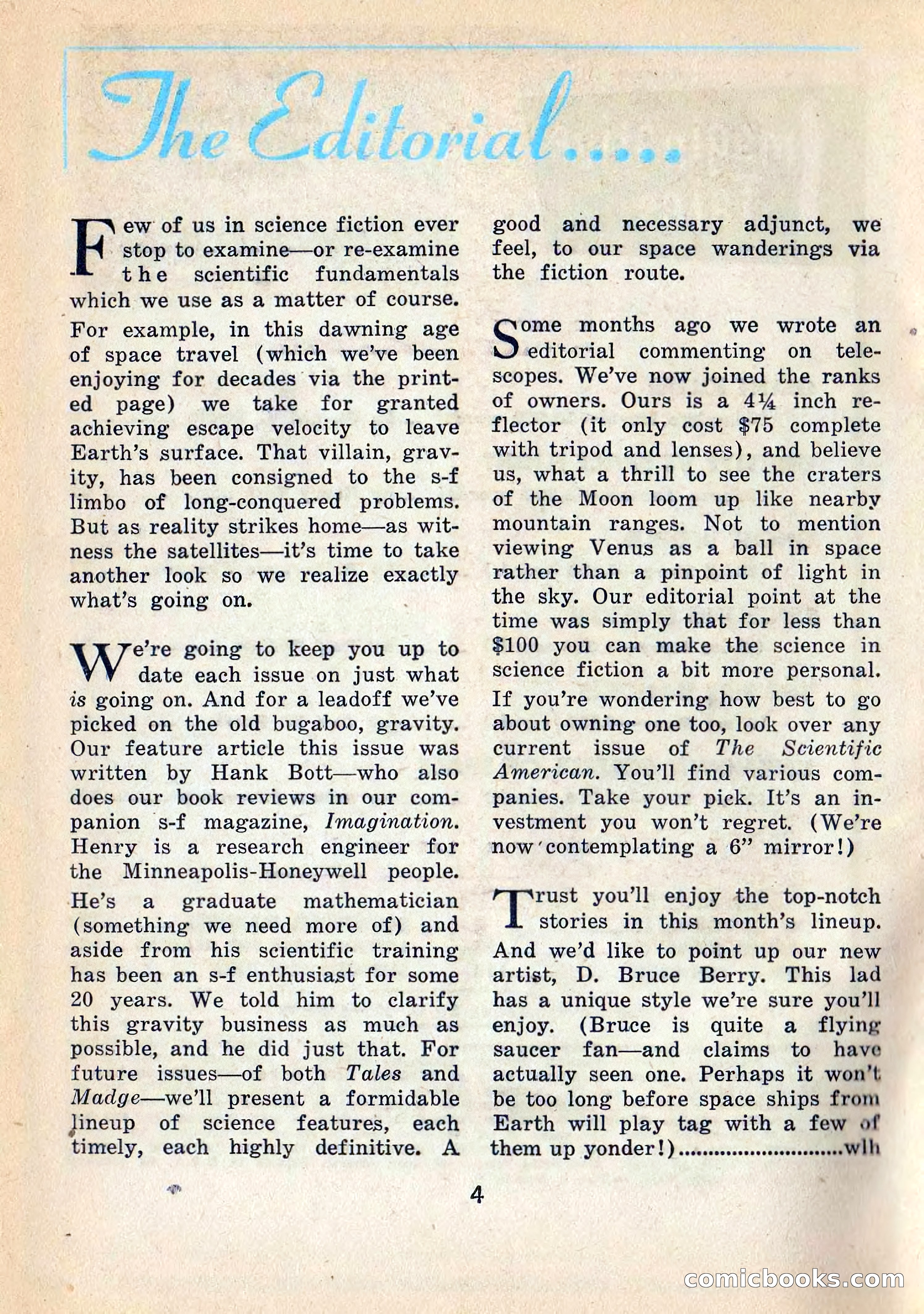 Imaginative Tales, Vol. 5, No. 3 — page 5 of 133