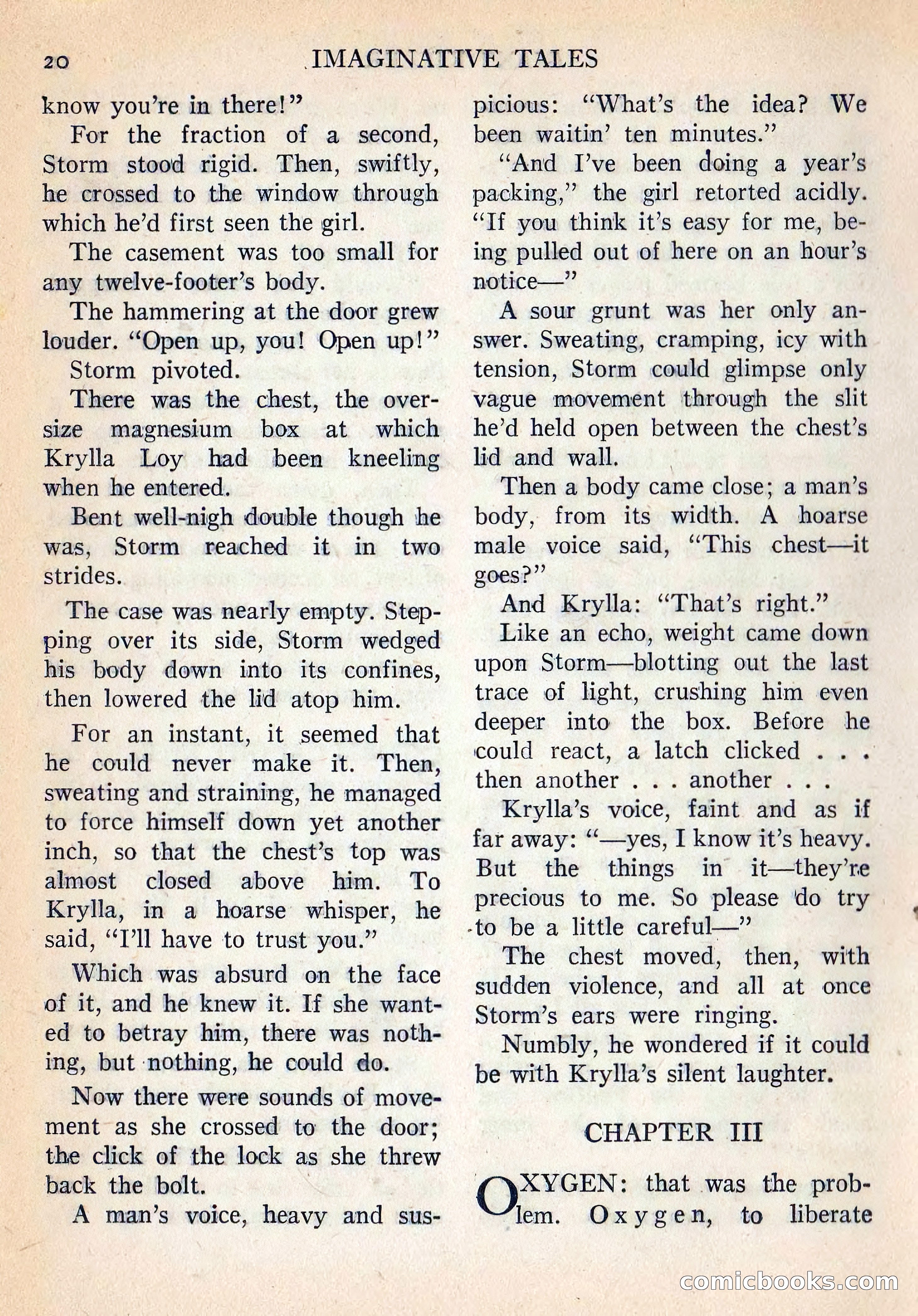 Imaginative Tales, Vol. 5, No. 3 — page 21 of 133