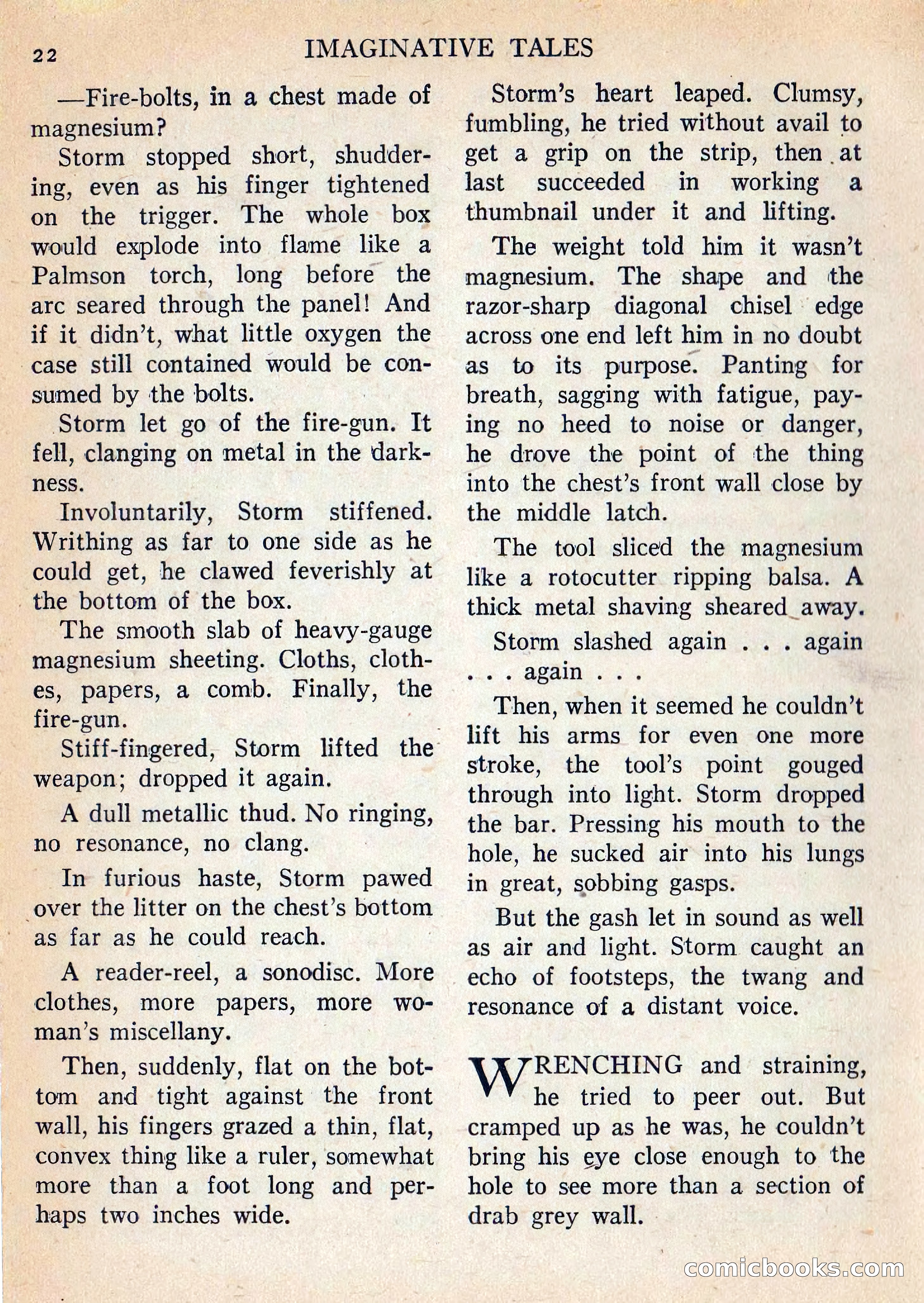 Imaginative Tales, Vol. 5, No. 3 — page 23 of 133