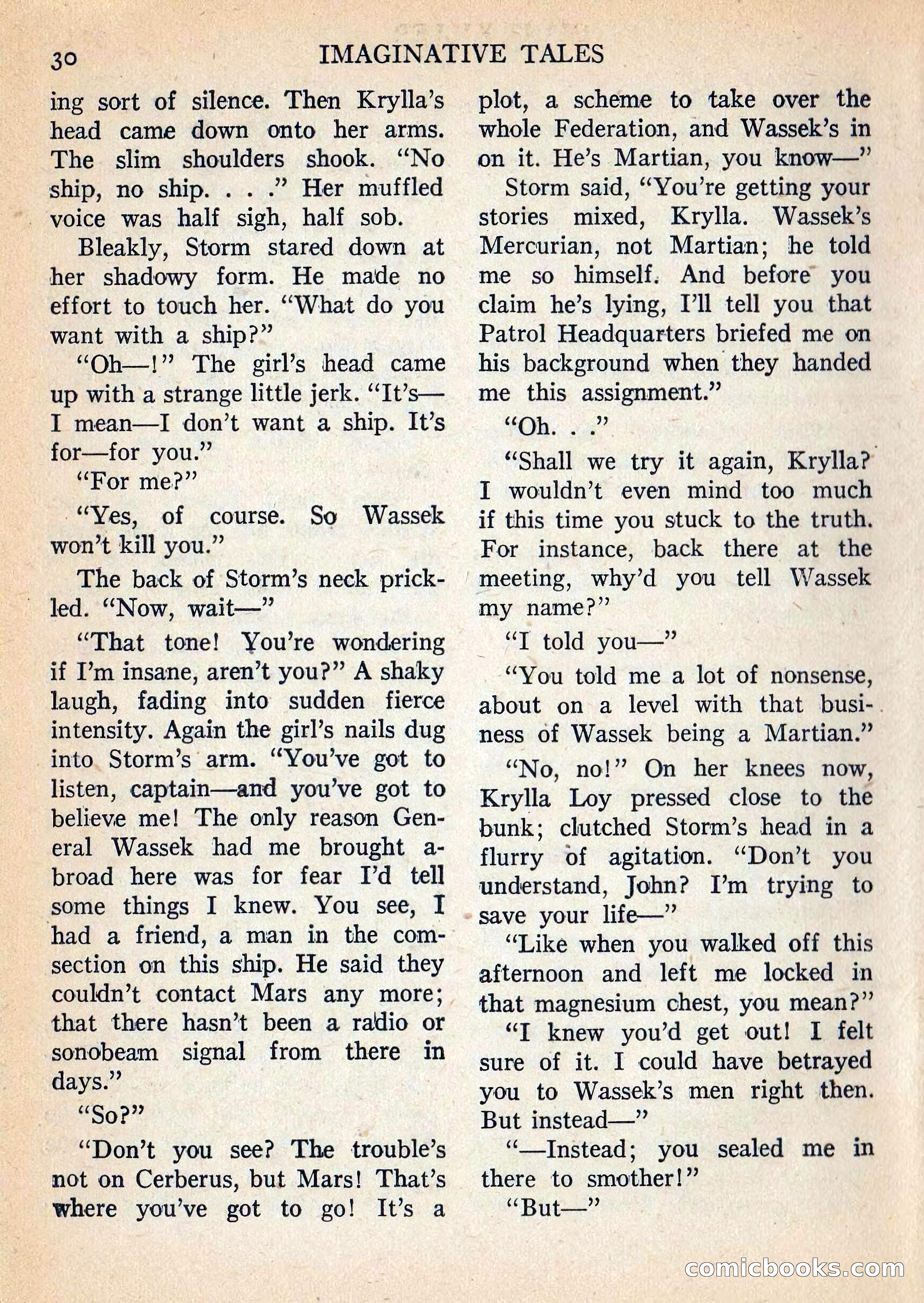 Imaginative Tales, Vol. 5, No. 3 — page 31 of 133