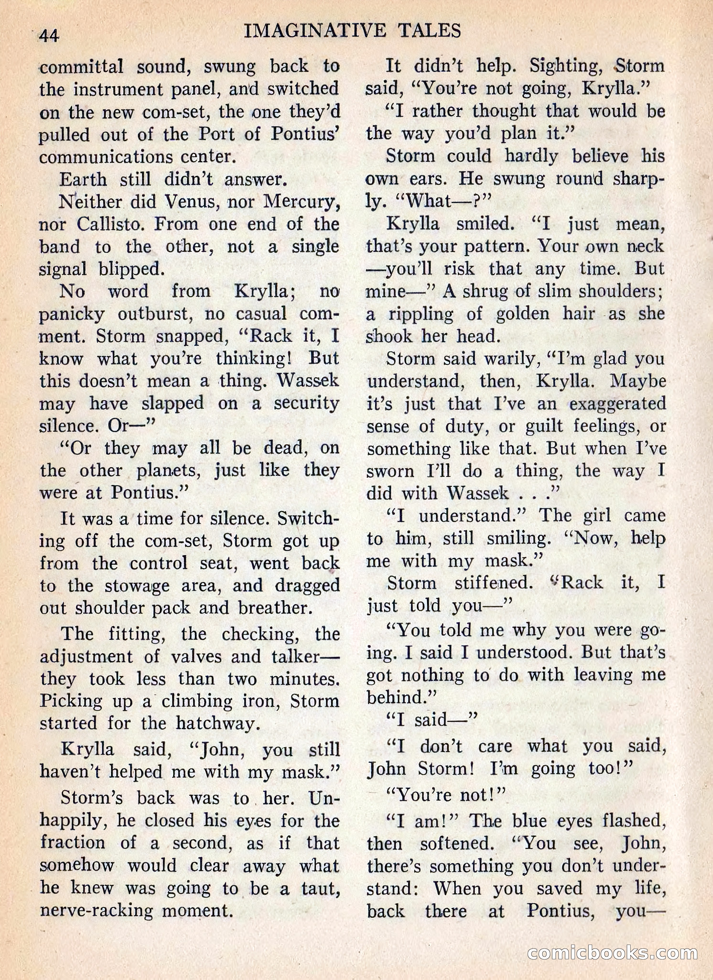 Imaginative Tales, Vol. 5, No. 3 — page 45 of 133