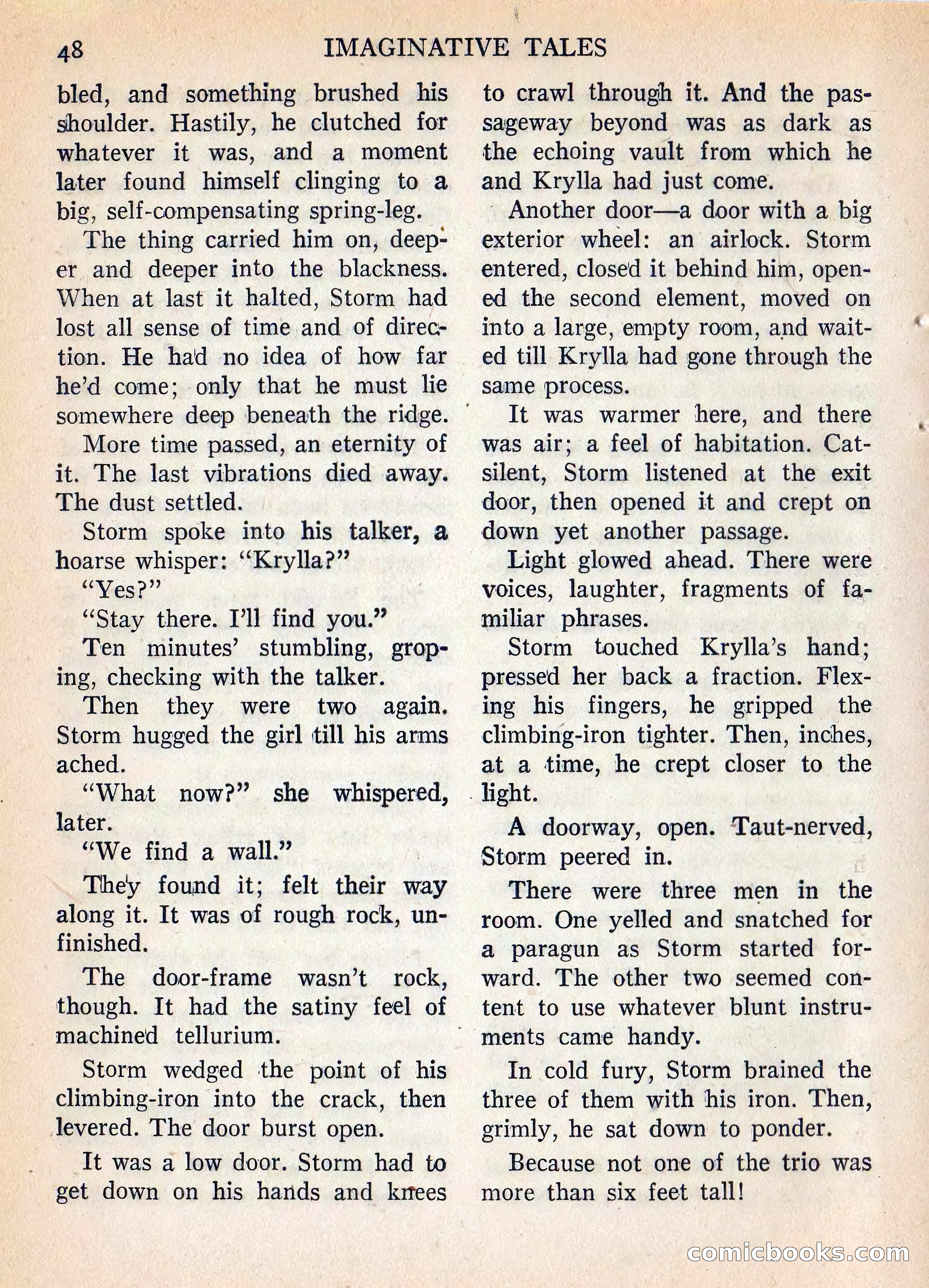 Imaginative Tales, Vol. 5, No. 3 — page 49 of 133