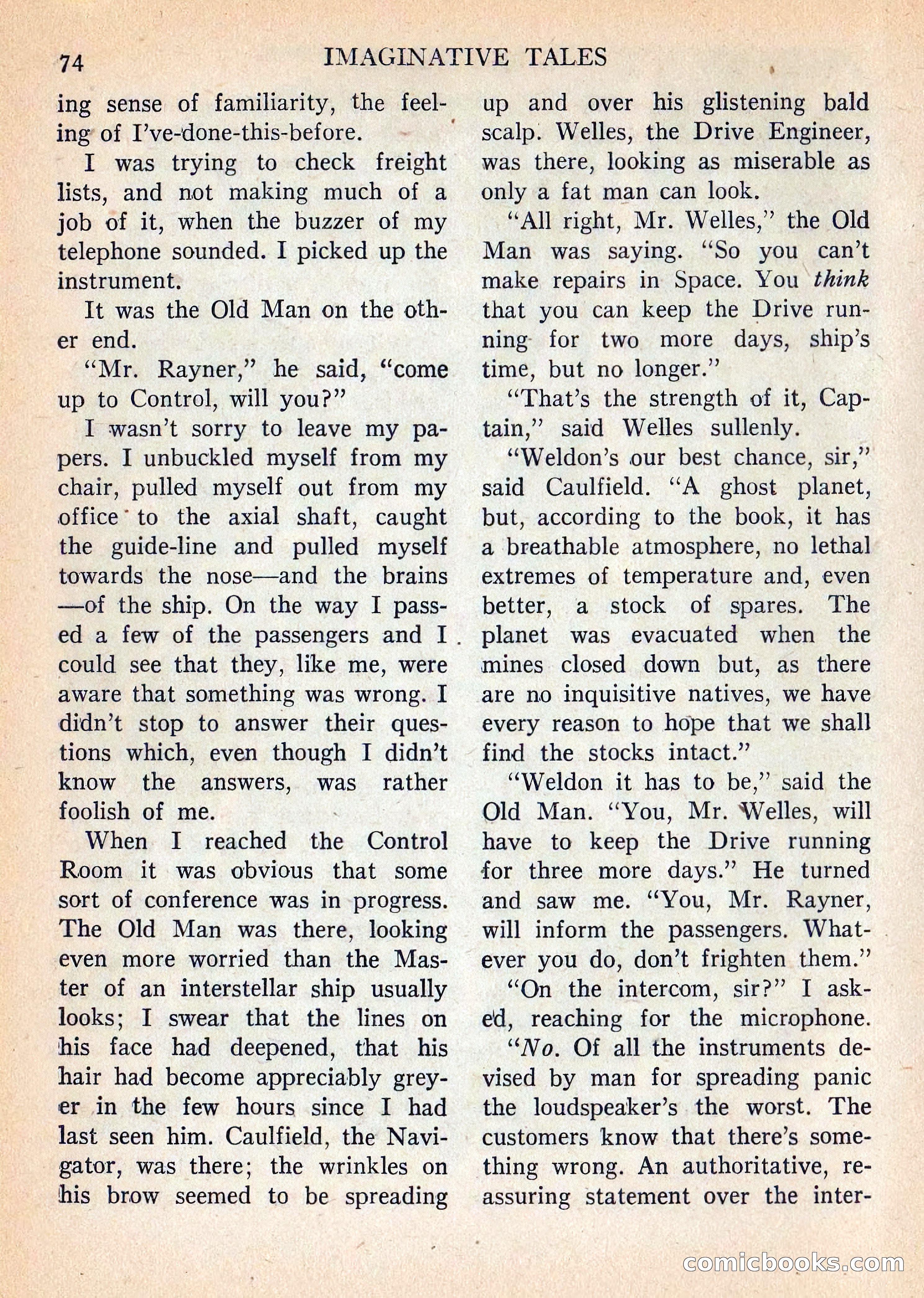 Imaginative Tales, Vol. 5, No. 3 — page 75 of 133